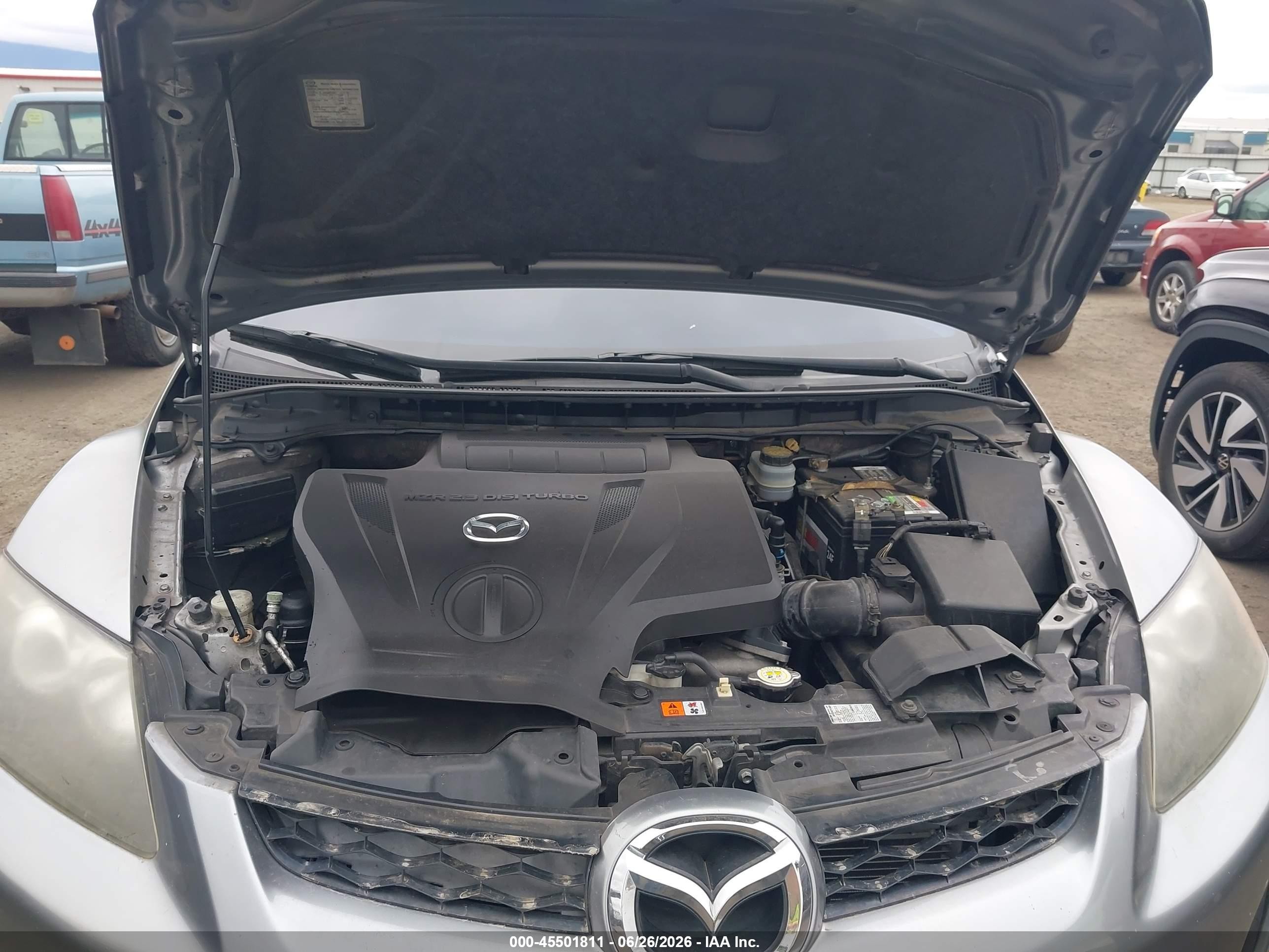 2010 Mazda Cx-7 S Touring Silver vin: JM3ER2W35A0352797
