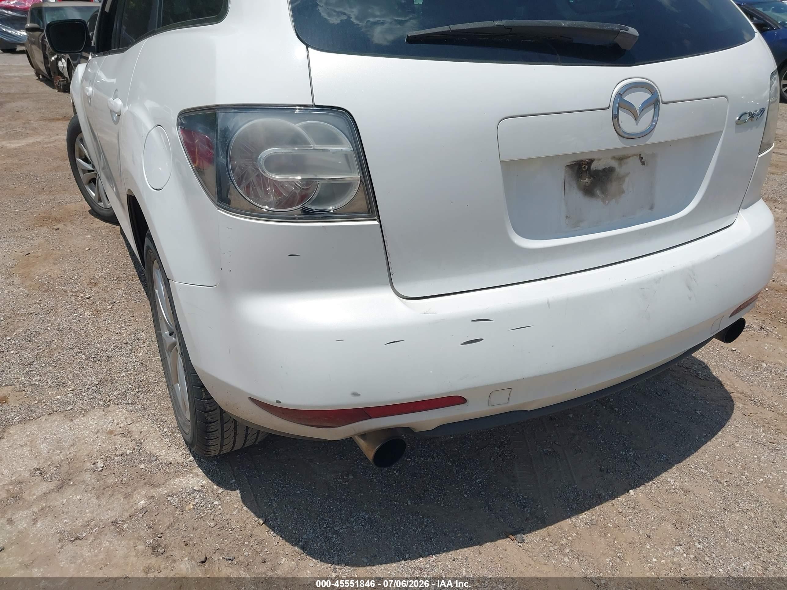 2010 Mazda Cx-7 S Touring White vin: JM3ER2W36A0315497