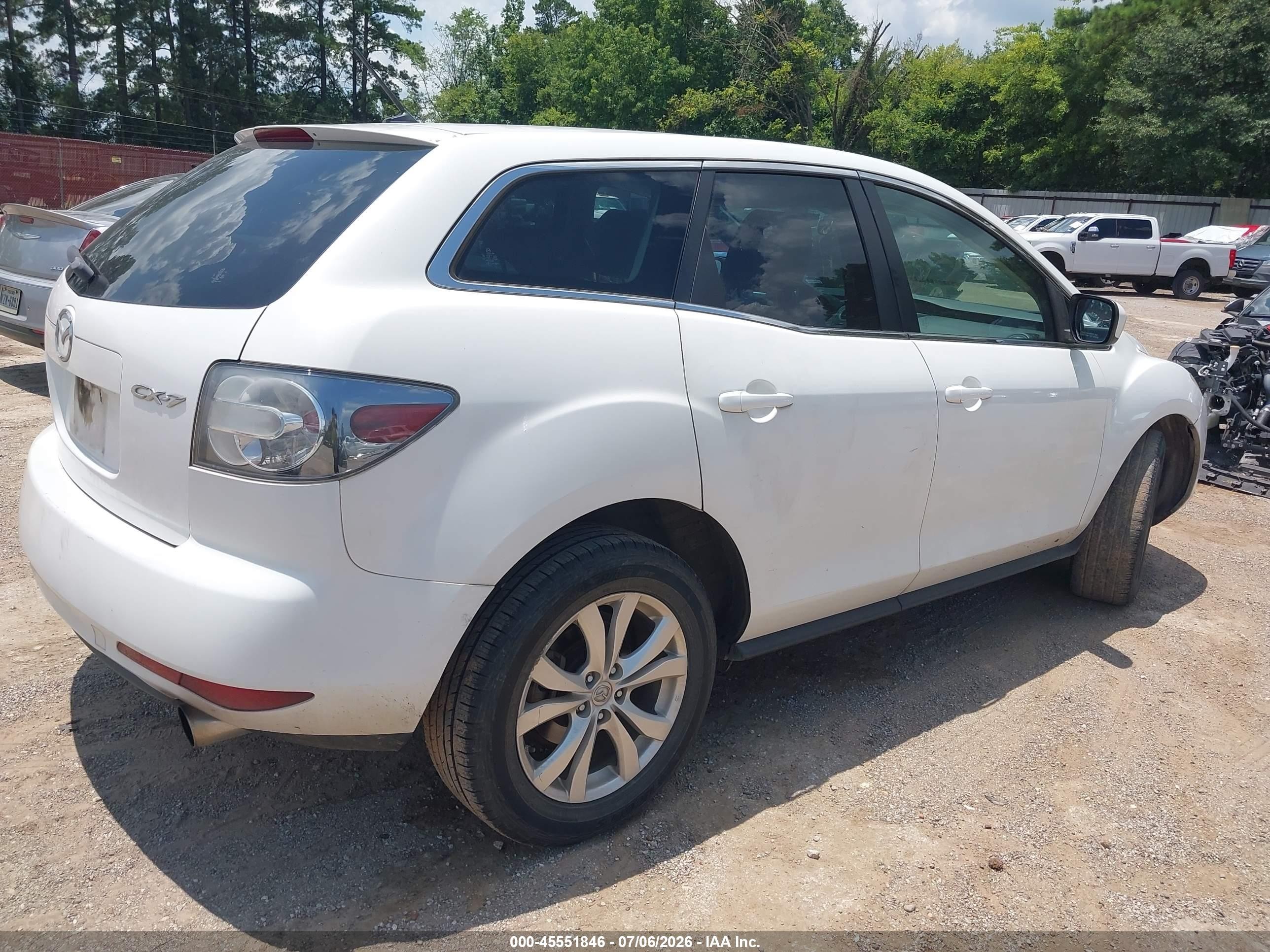 2010 Mazda Cx-7 S Touring White vin: JM3ER2W36A0315497