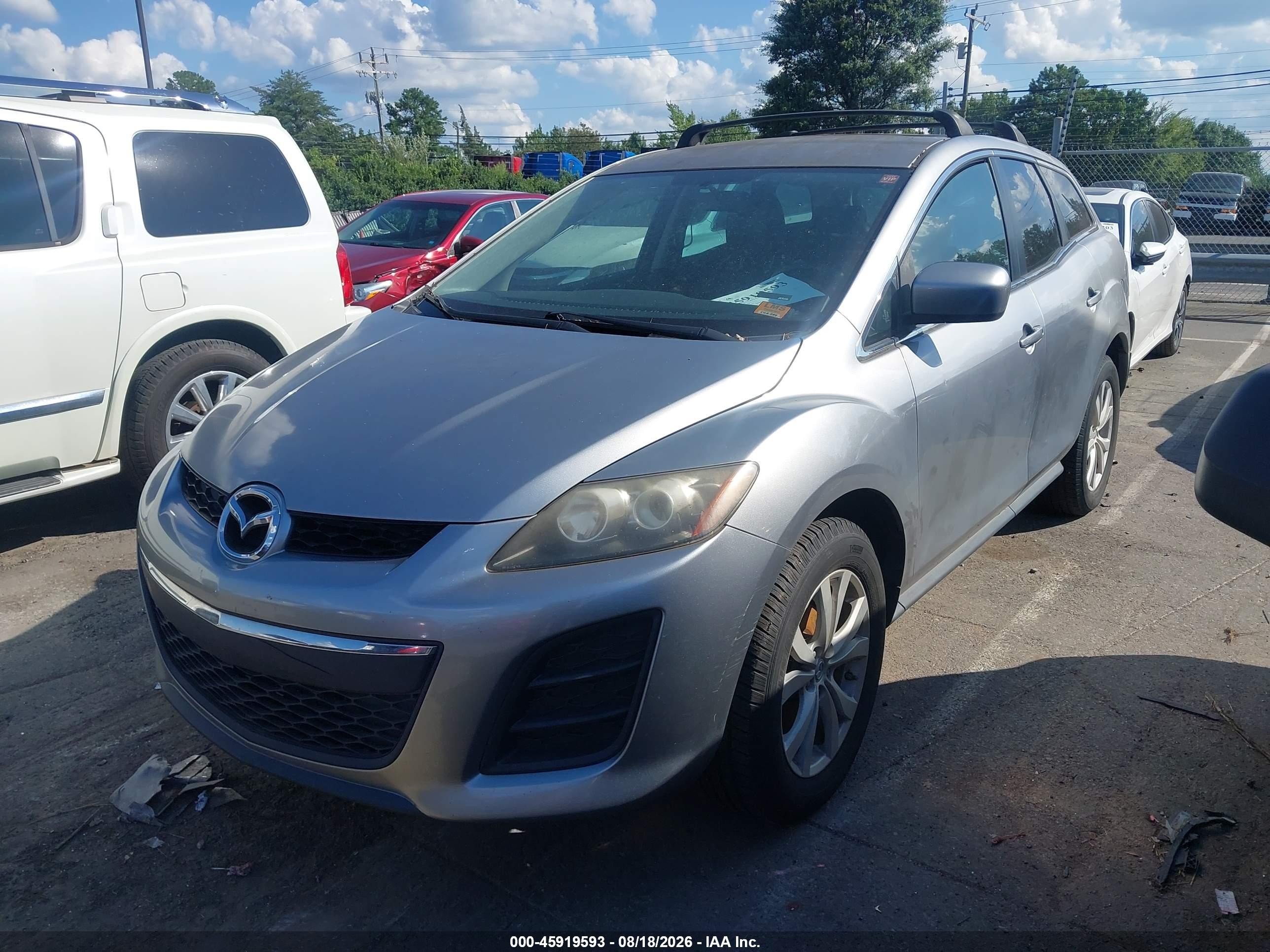 2010 Mazda Cx-7 S Touring Silver vin: JM3ER2W38A0330258