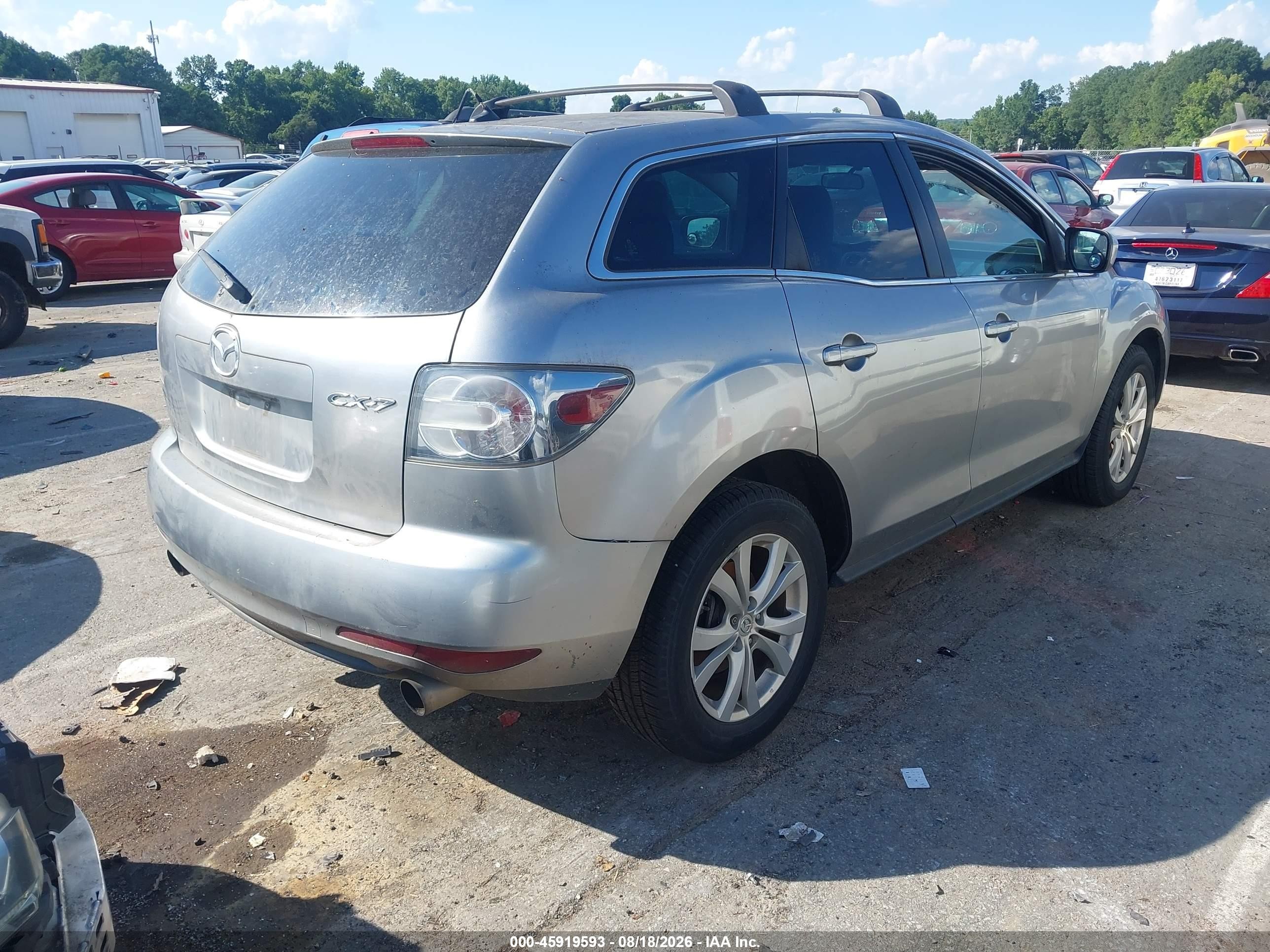 2010 Mazda Cx-7 S Touring Silver vin: JM3ER2W38A0330258