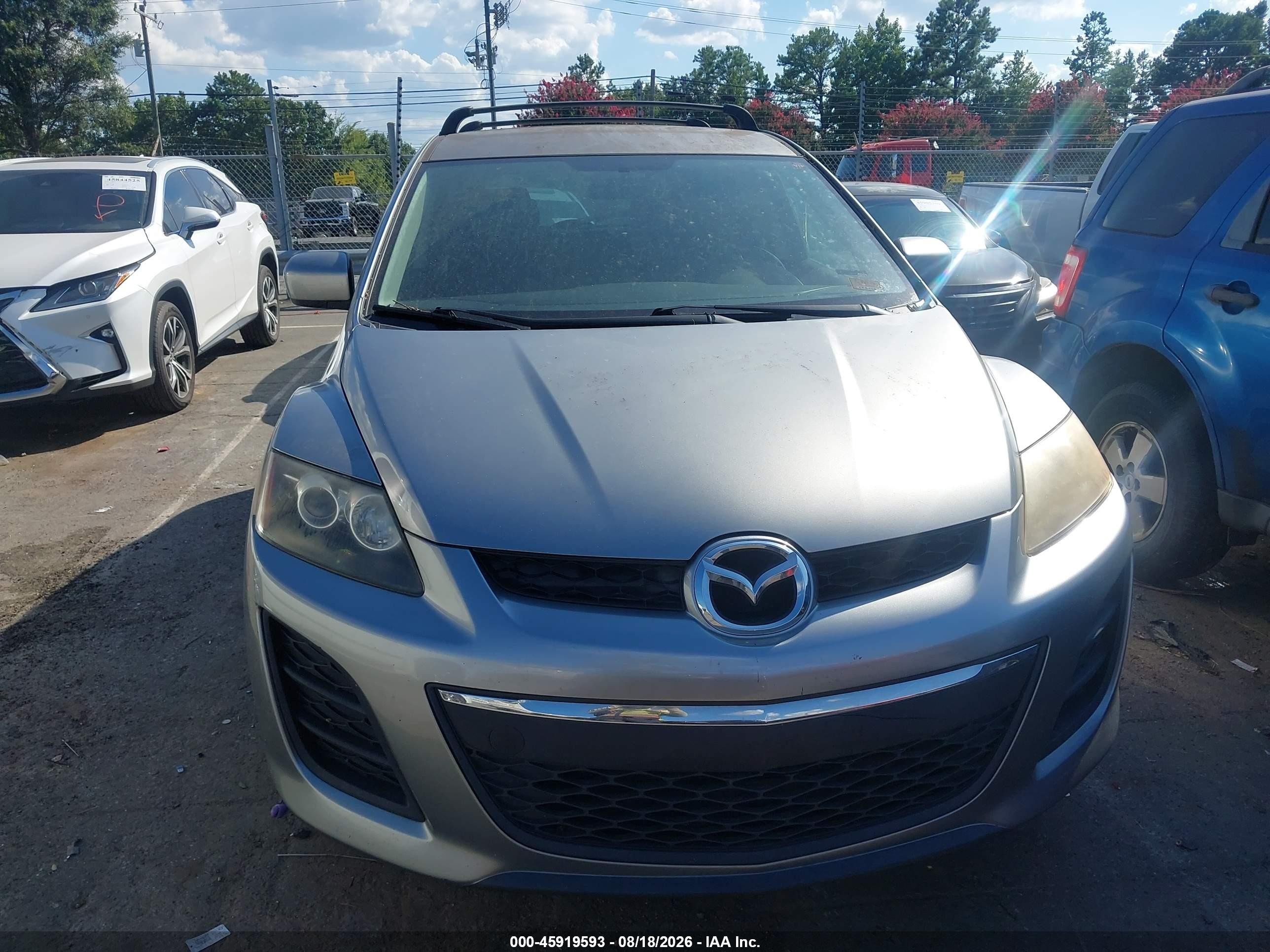 2010 Mazda Cx-7 S Touring Silver vin: JM3ER2W38A0330258