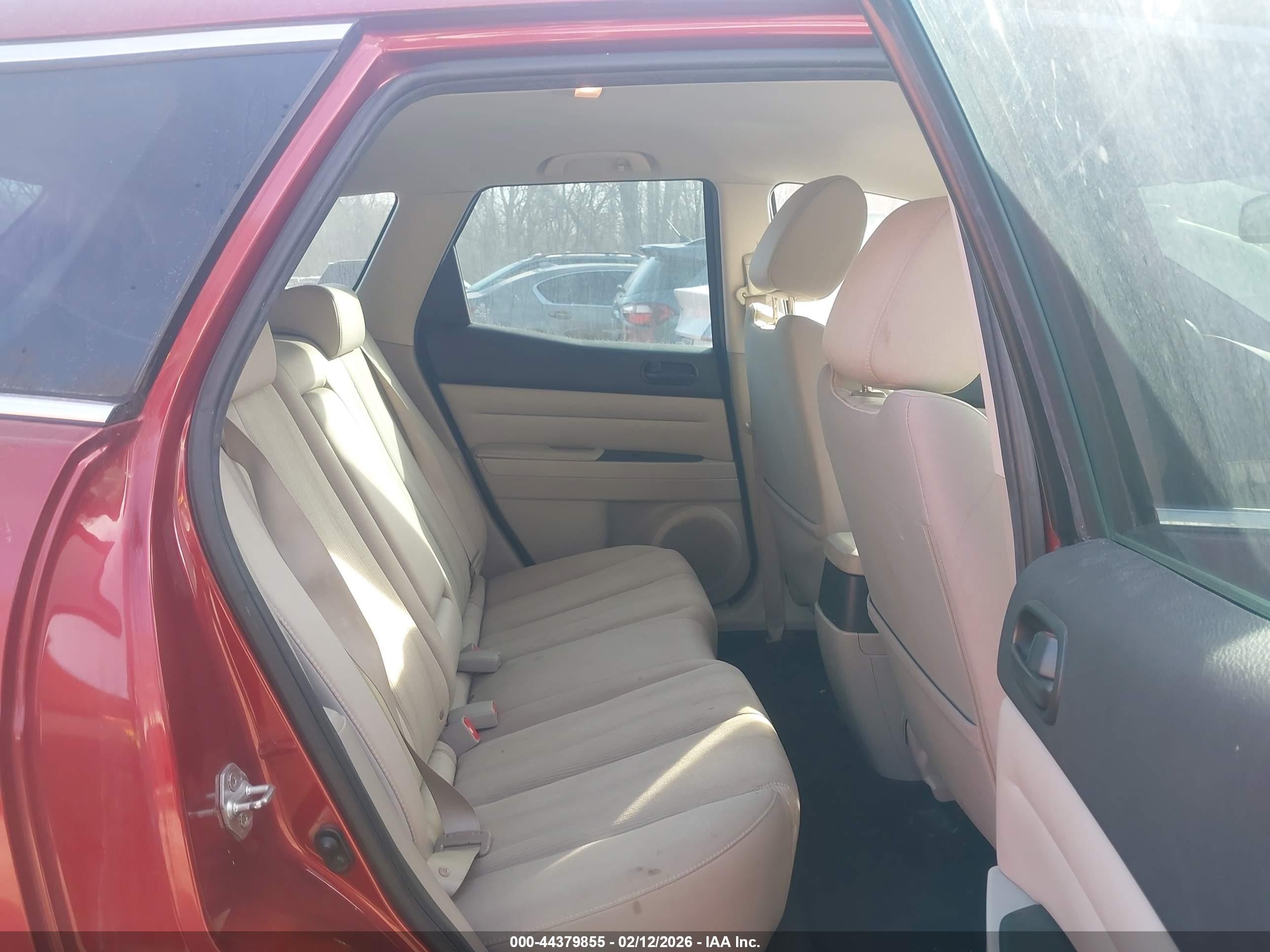 2010 Mazda Cx-7 I Sport Maroon vin: JM3ER2W50A0303525