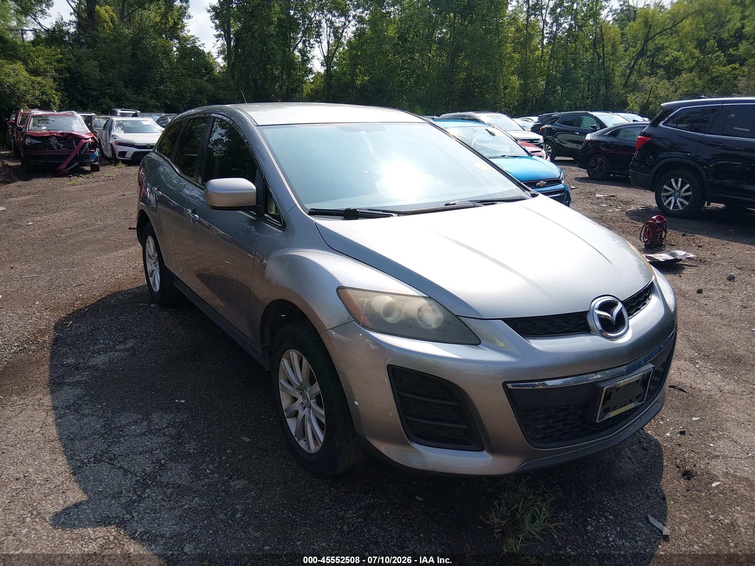 2010 Mazda Cx-7 I Sv Silver vin: JM3ER2W50A0312581
