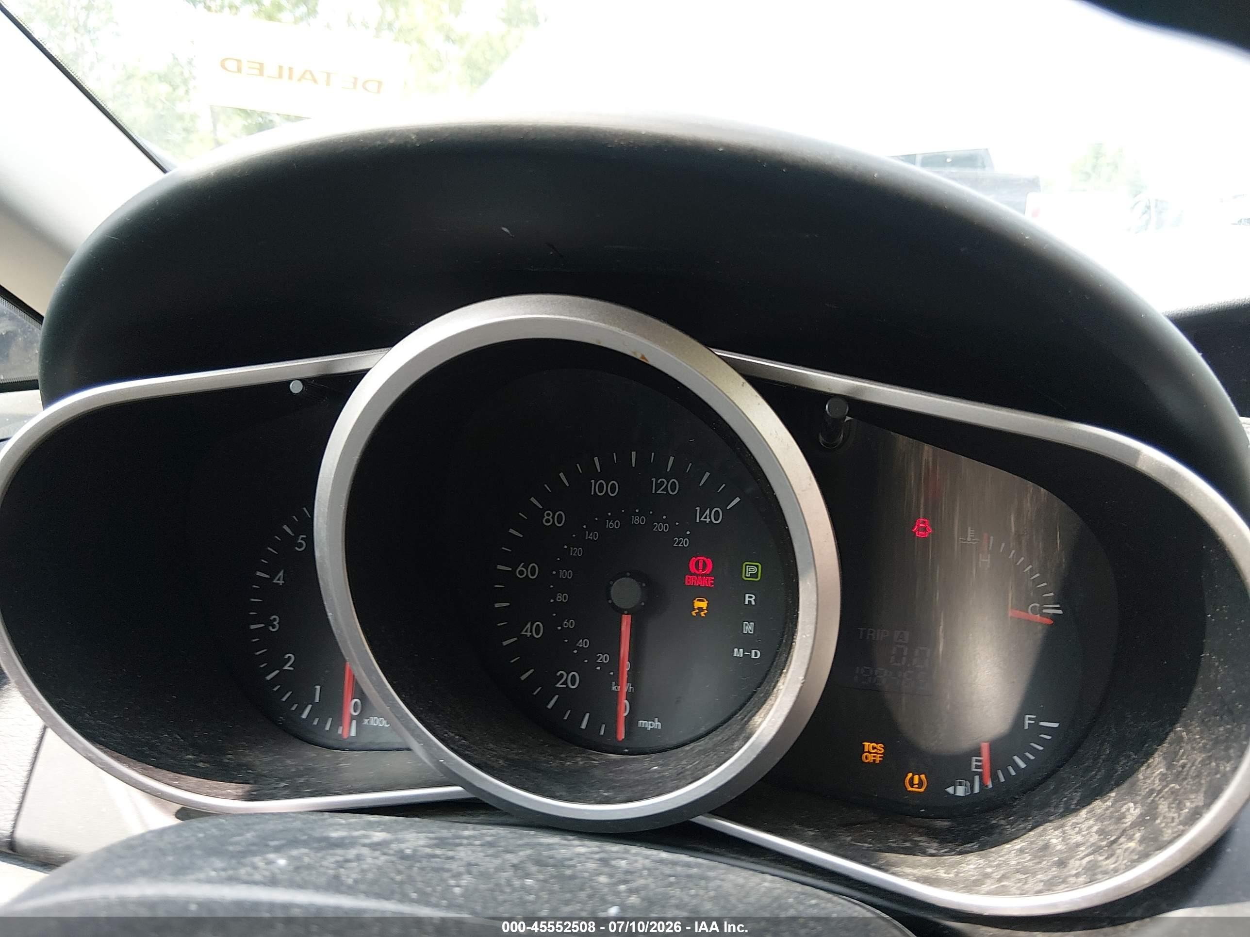 2010 Mazda Cx-7 I Sv Silver vin: JM3ER2W50A0312581
