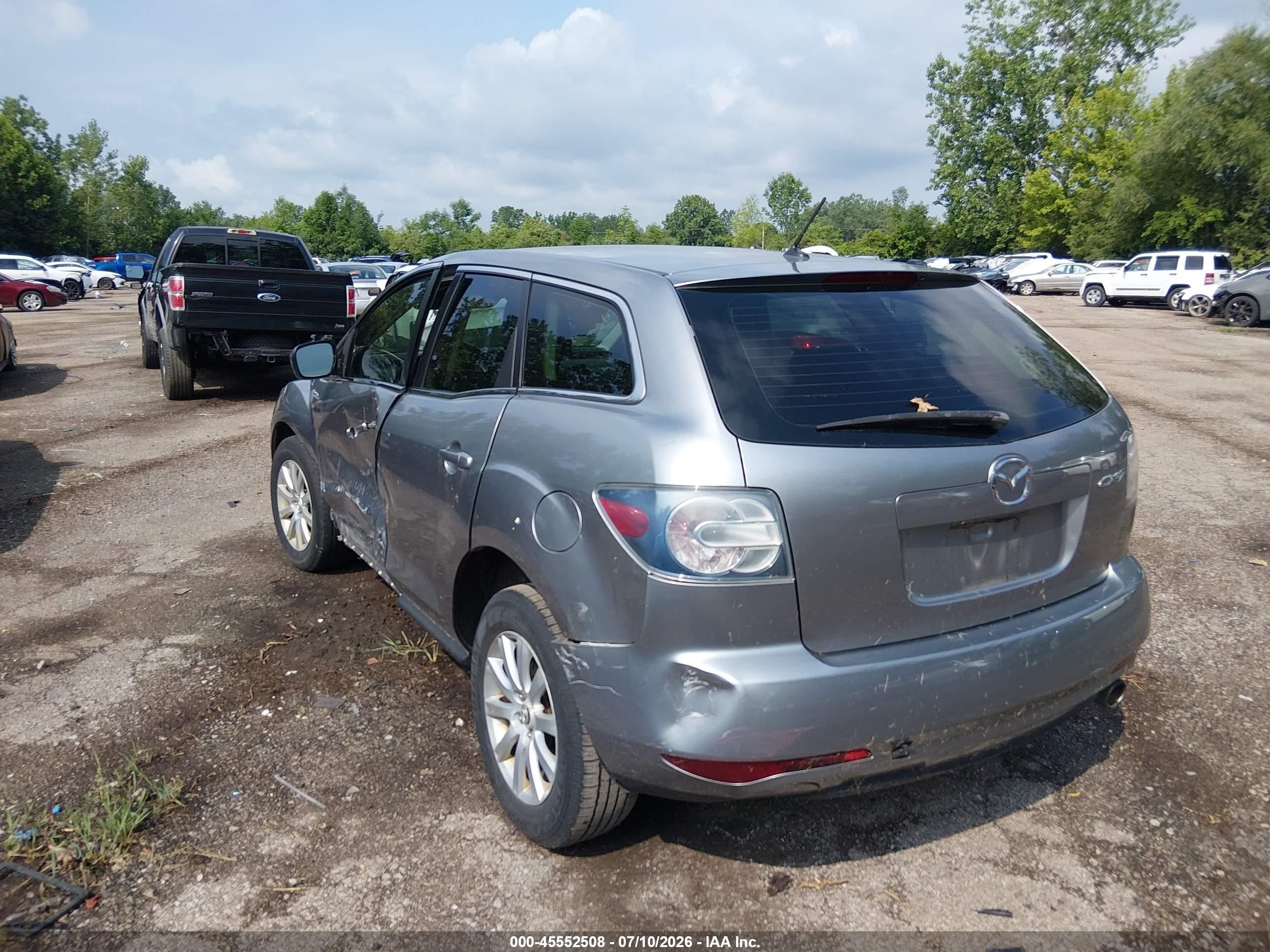 2010 Mazda Cx-7 I Sv Silver vin: JM3ER2W50A0312581