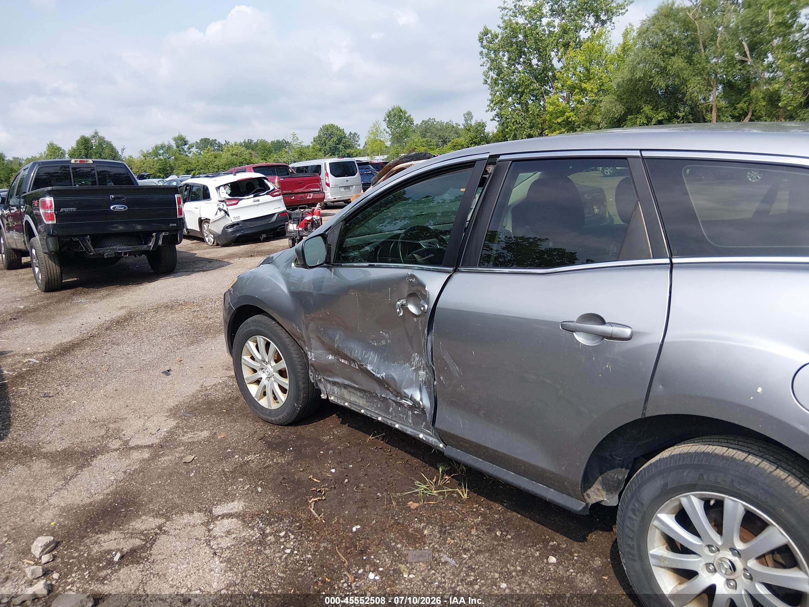 2010 Mazda Cx-7 I Sv Silver vin: JM3ER2W50A0312581