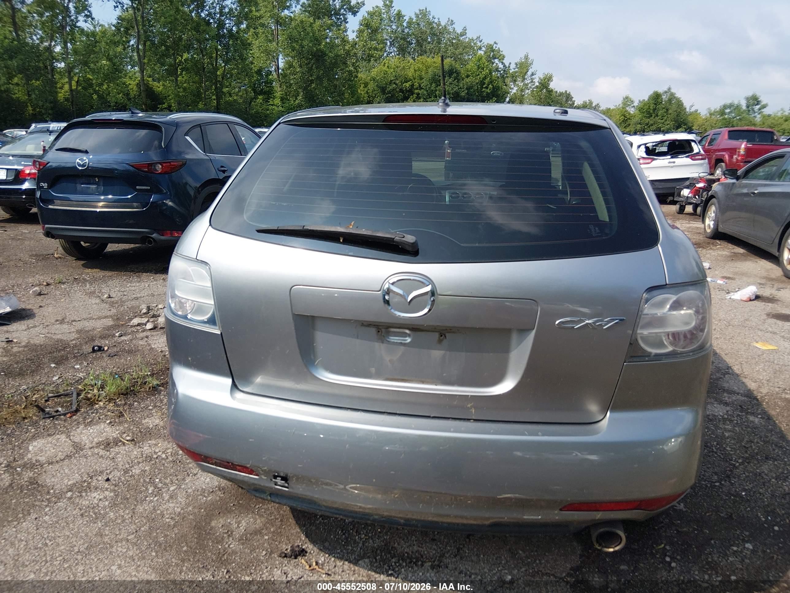 2010 Mazda Cx-7 I Sv Silver vin: JM3ER2W50A0312581