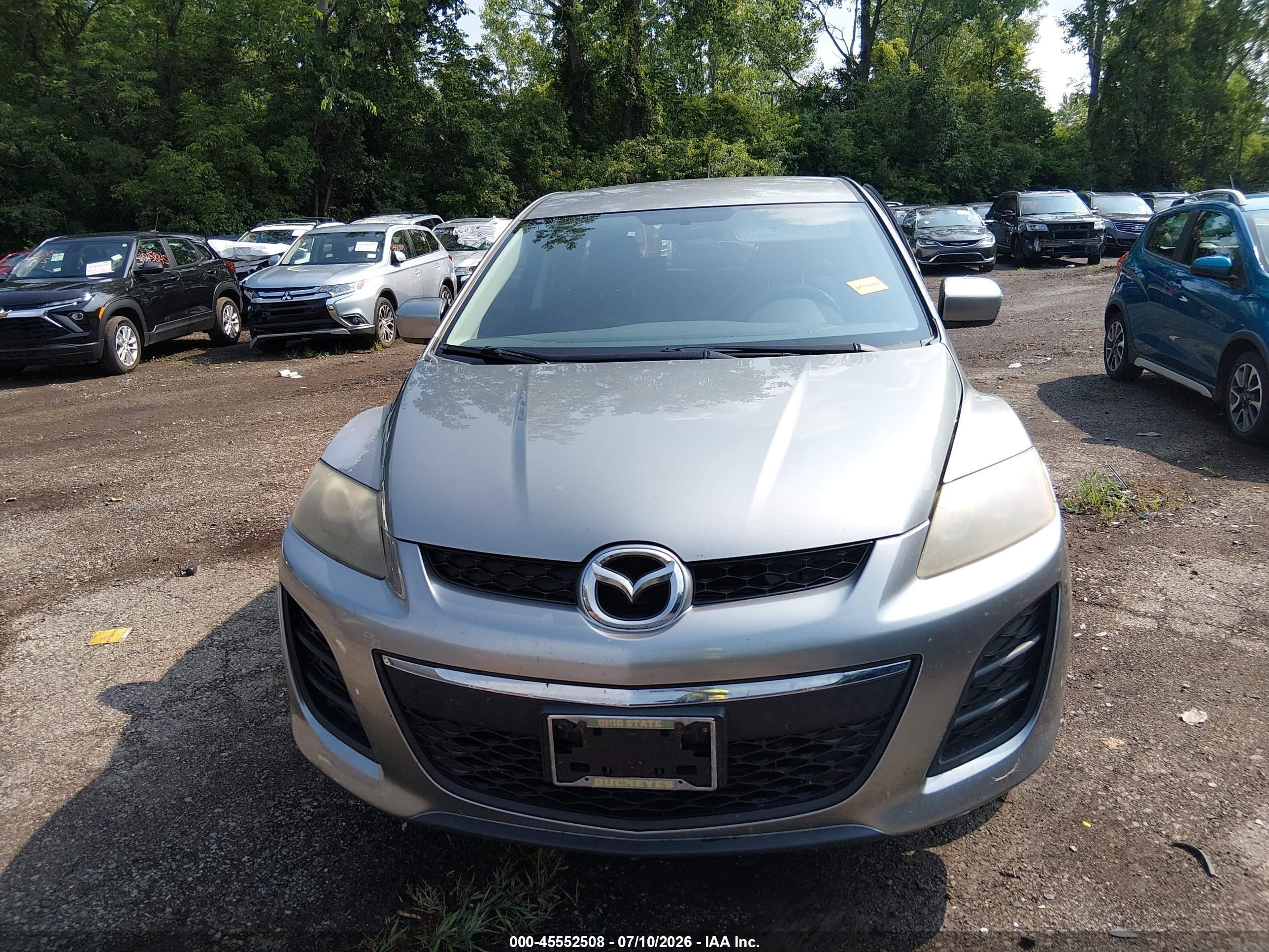 2010 Mazda Cx-7 I Sv Silver vin: JM3ER2W50A0312581