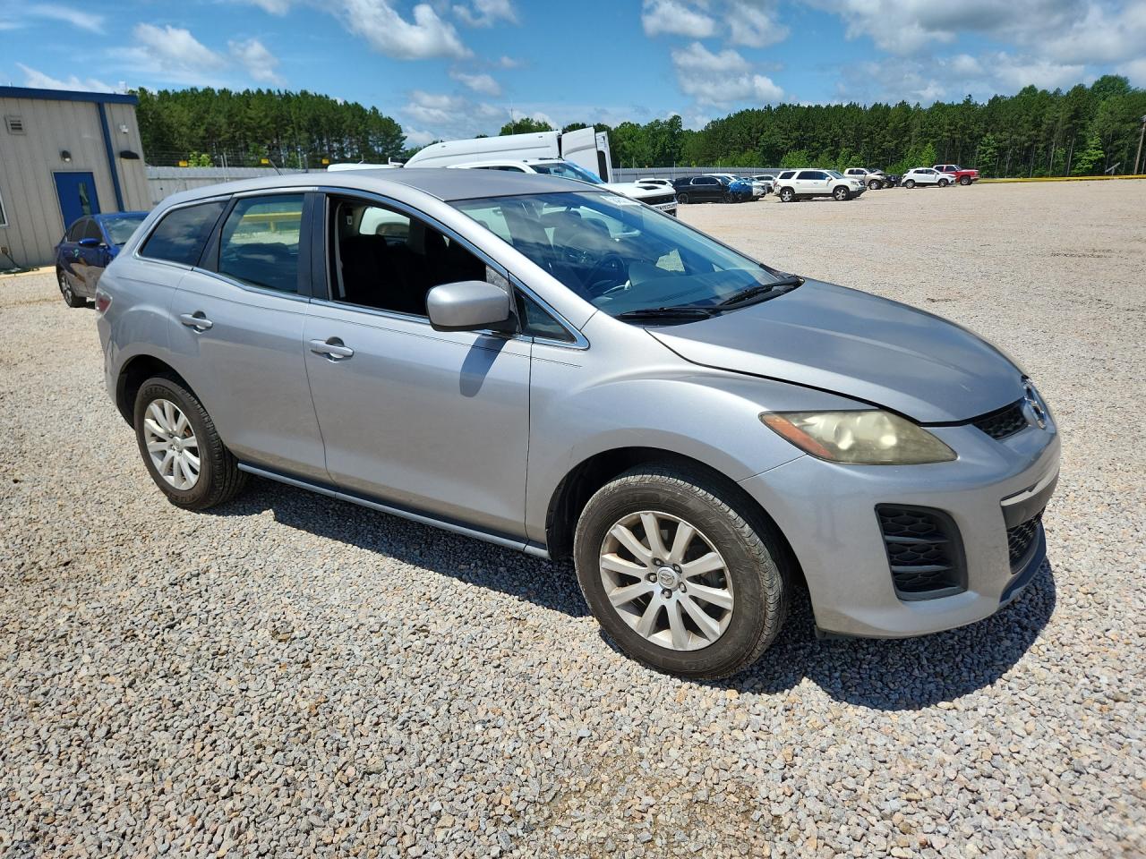 2010 Mazda Cx-7 Silver vin: JM3ER2W50A0330207