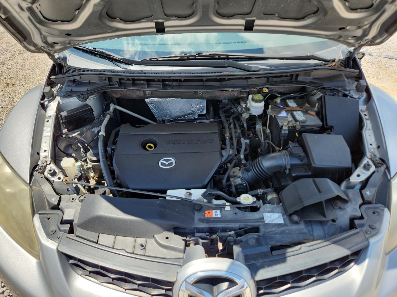 2010 Mazda Cx-7 Silver vin: JM3ER2W50A0330207