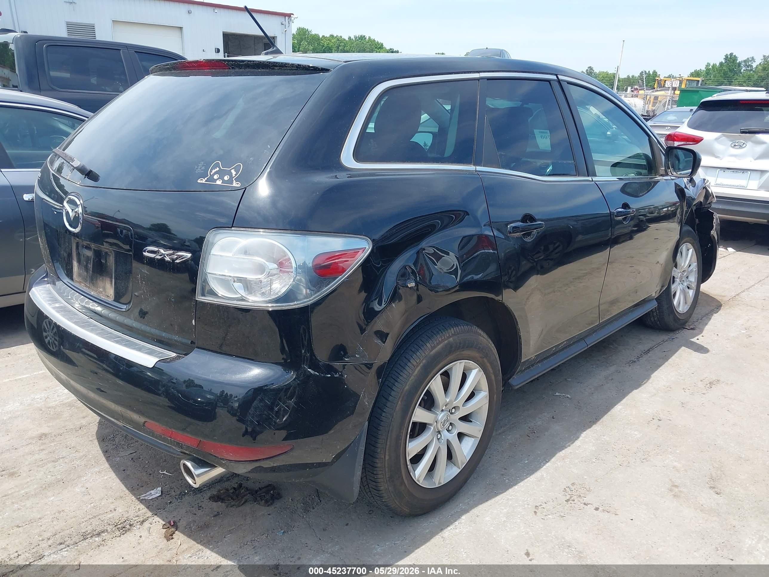 2010 Mazda Cx-7 I Sport Black vin: JM3ER2W50A0347315