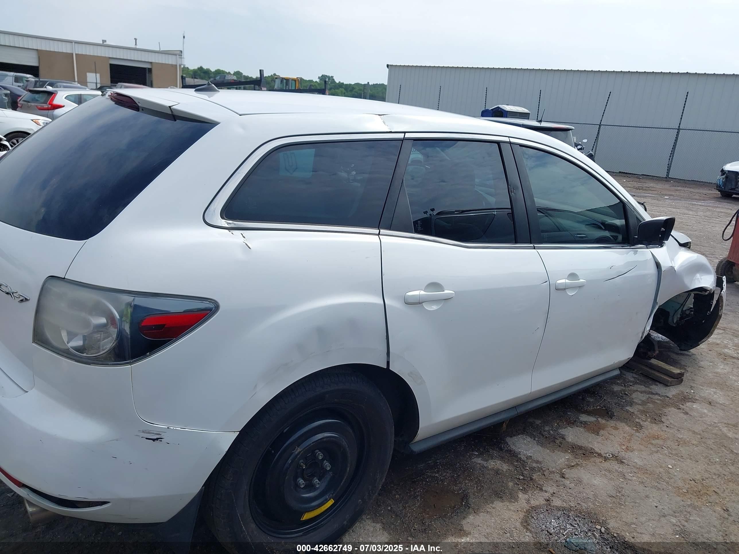 2010 Mazda Cx-7 I Sport White vin: JM3ER2W51A0303047