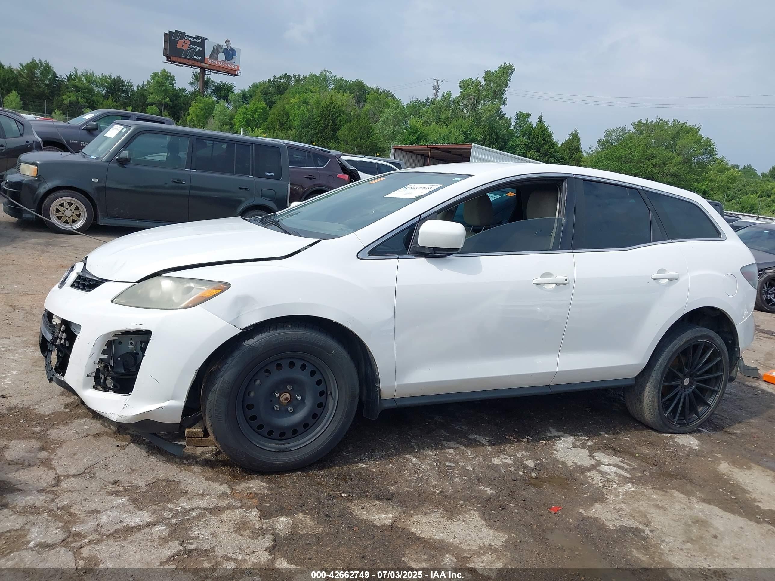 2010 Mazda Cx-7 I Sport White vin: JM3ER2W51A0303047