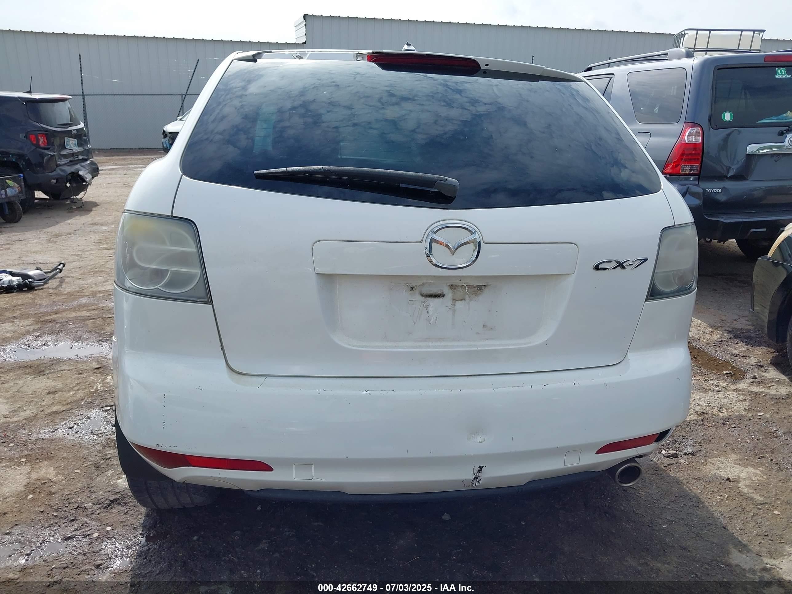 2010 Mazda Cx-7 I Sport White vin: JM3ER2W51A0303047