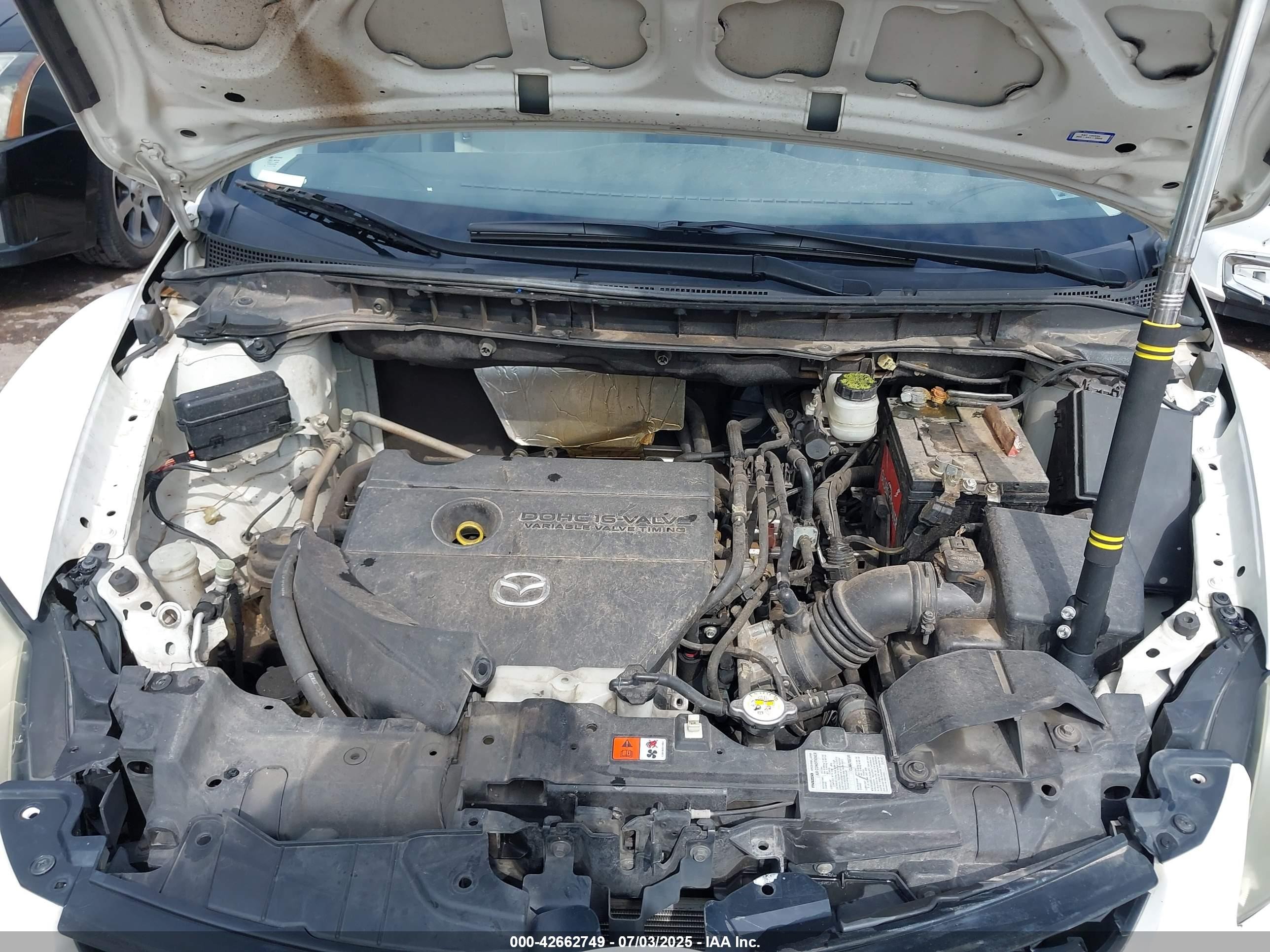 2010 Mazda Cx-7 I Sport White vin: JM3ER2W51A0303047