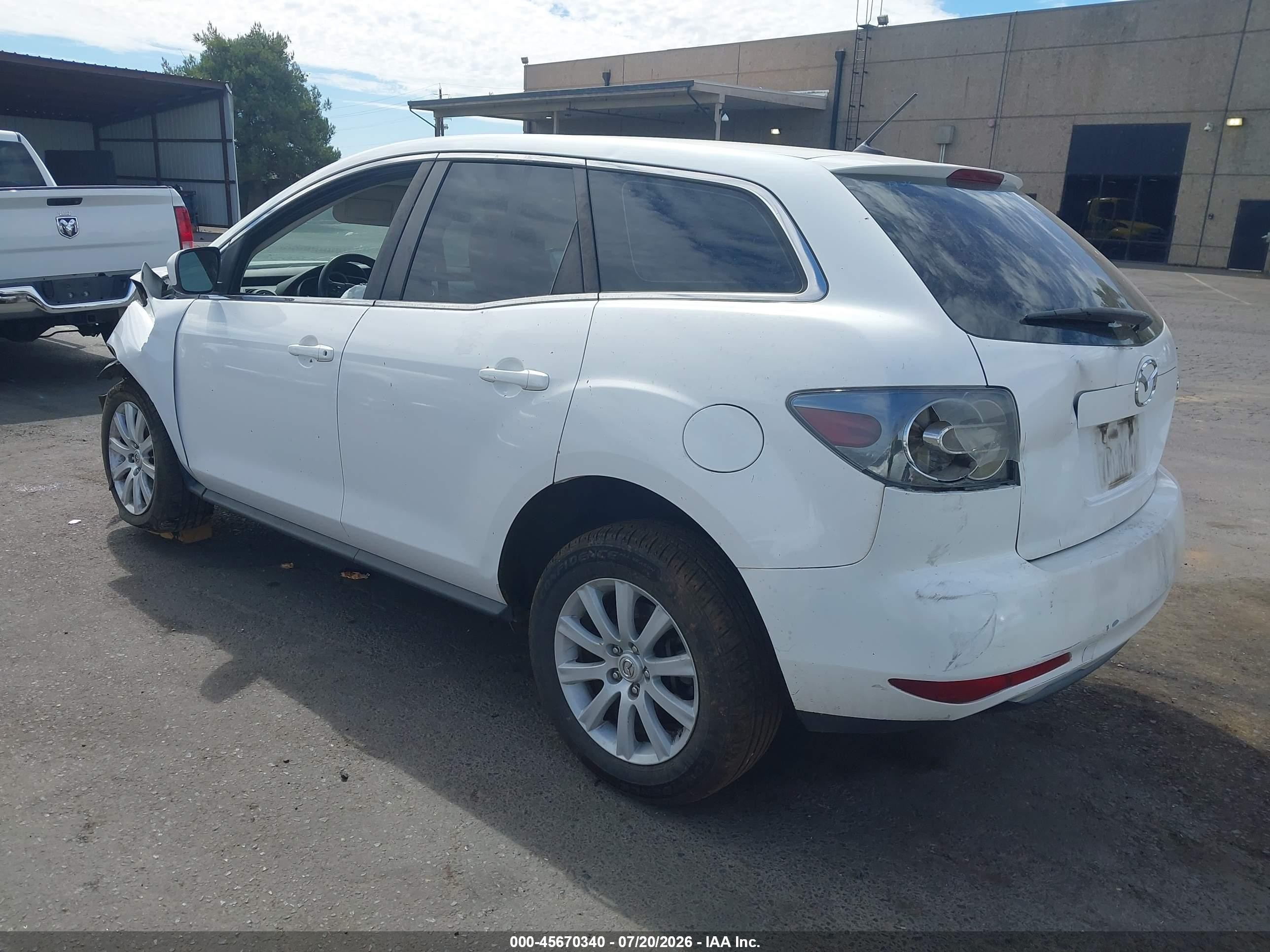 2010 Mazda Cx-7 I Sv White vin: JM3ER2W51A0312492