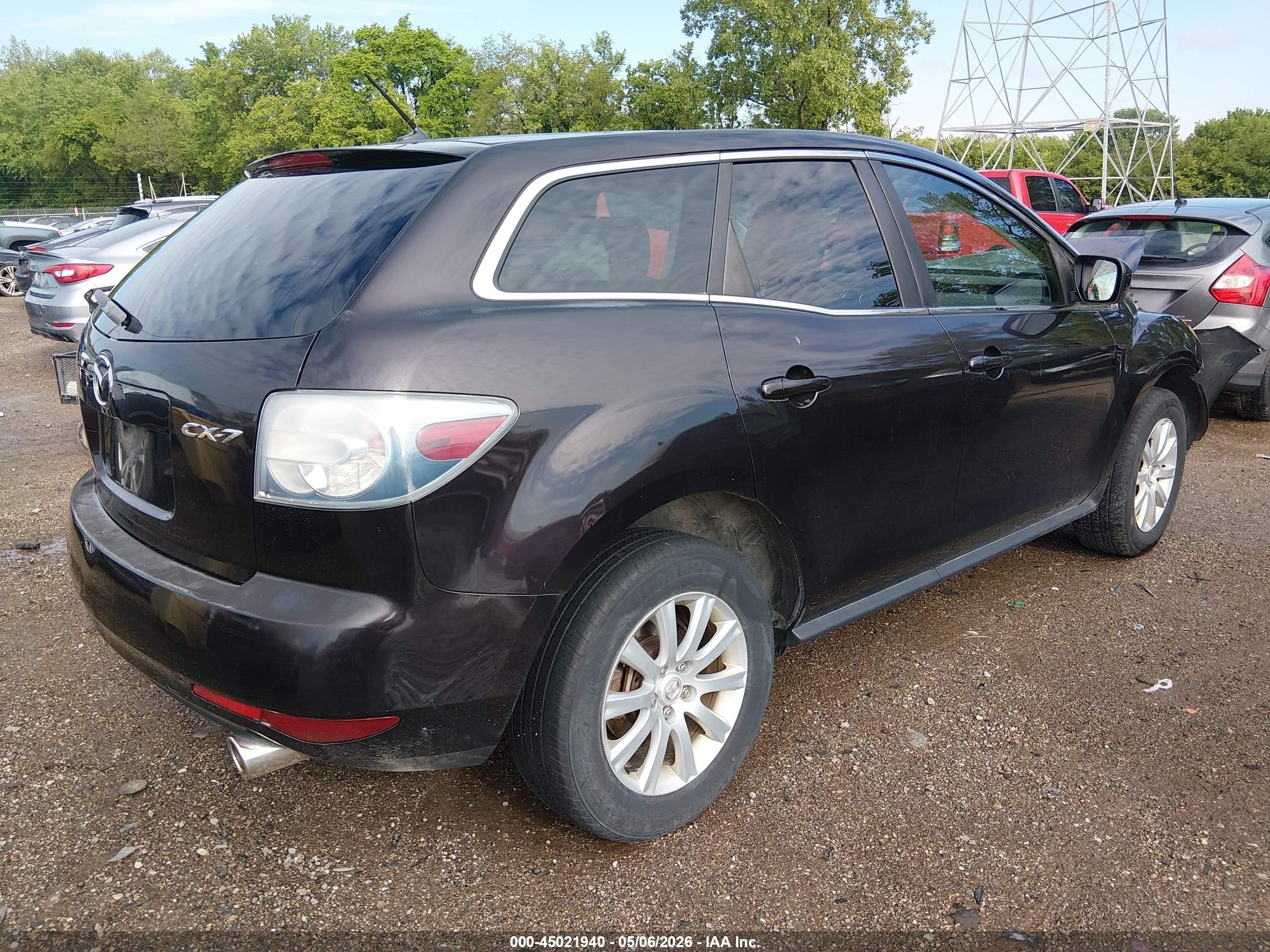 2010 Mazda Cx-7 I Sport Черный vin: JM3ER2W51A0333097