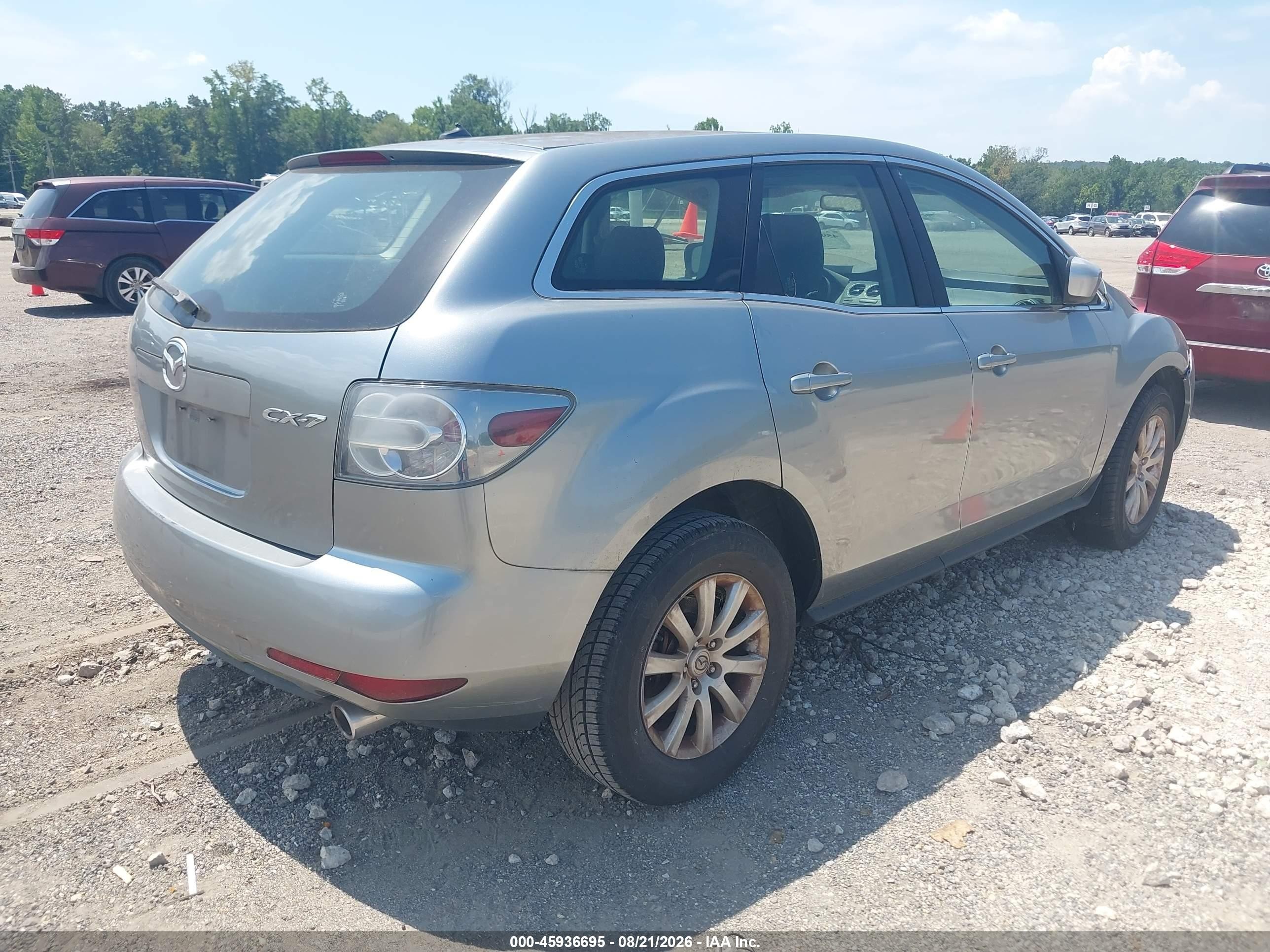 2010 Mazda Cx-7 I Sv Light Blue vin: JM3ER2W51A0341152