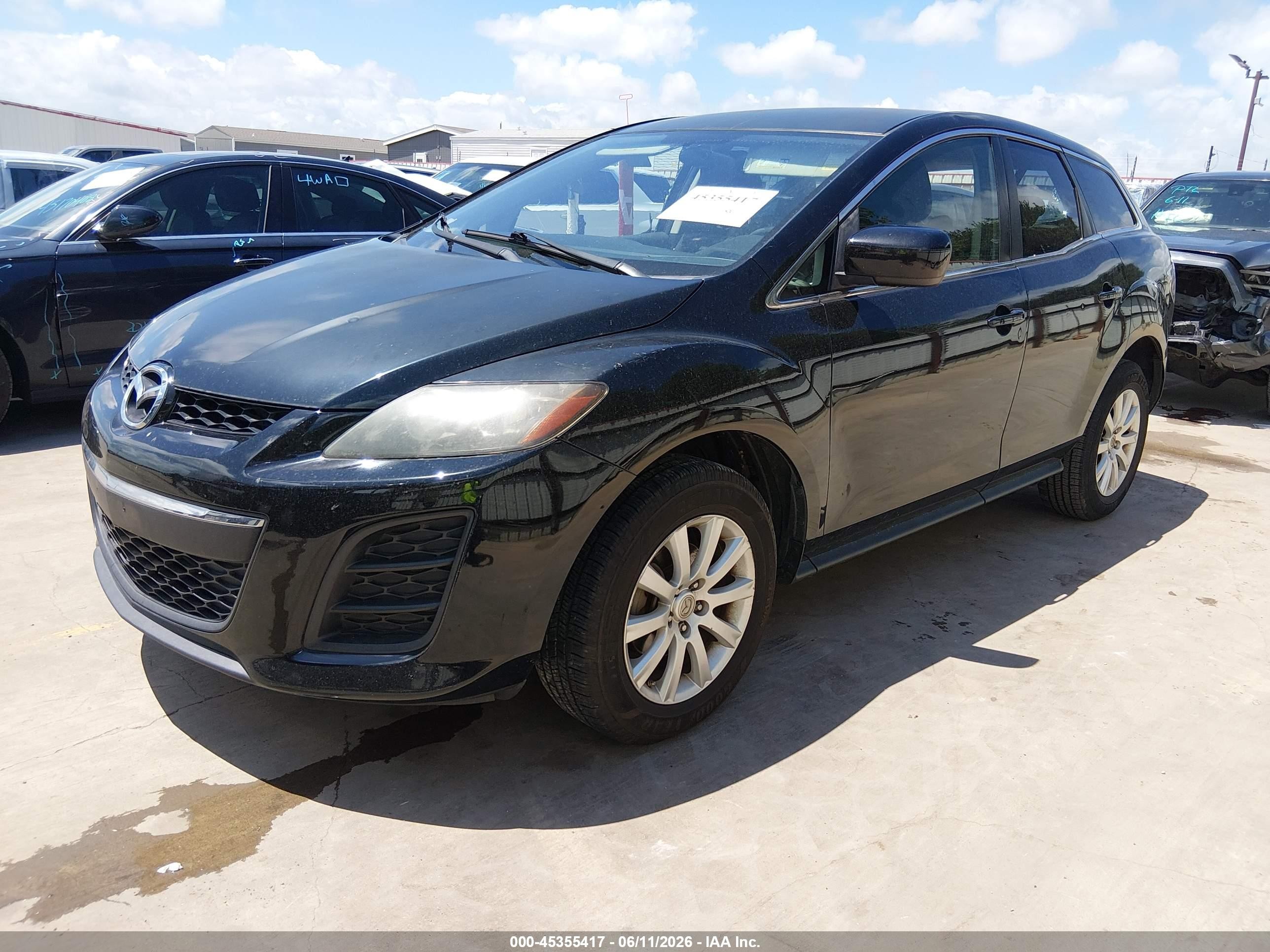 2010 Mazda Cx-7 I Sport Black vin: JM3ER2W51A0349087