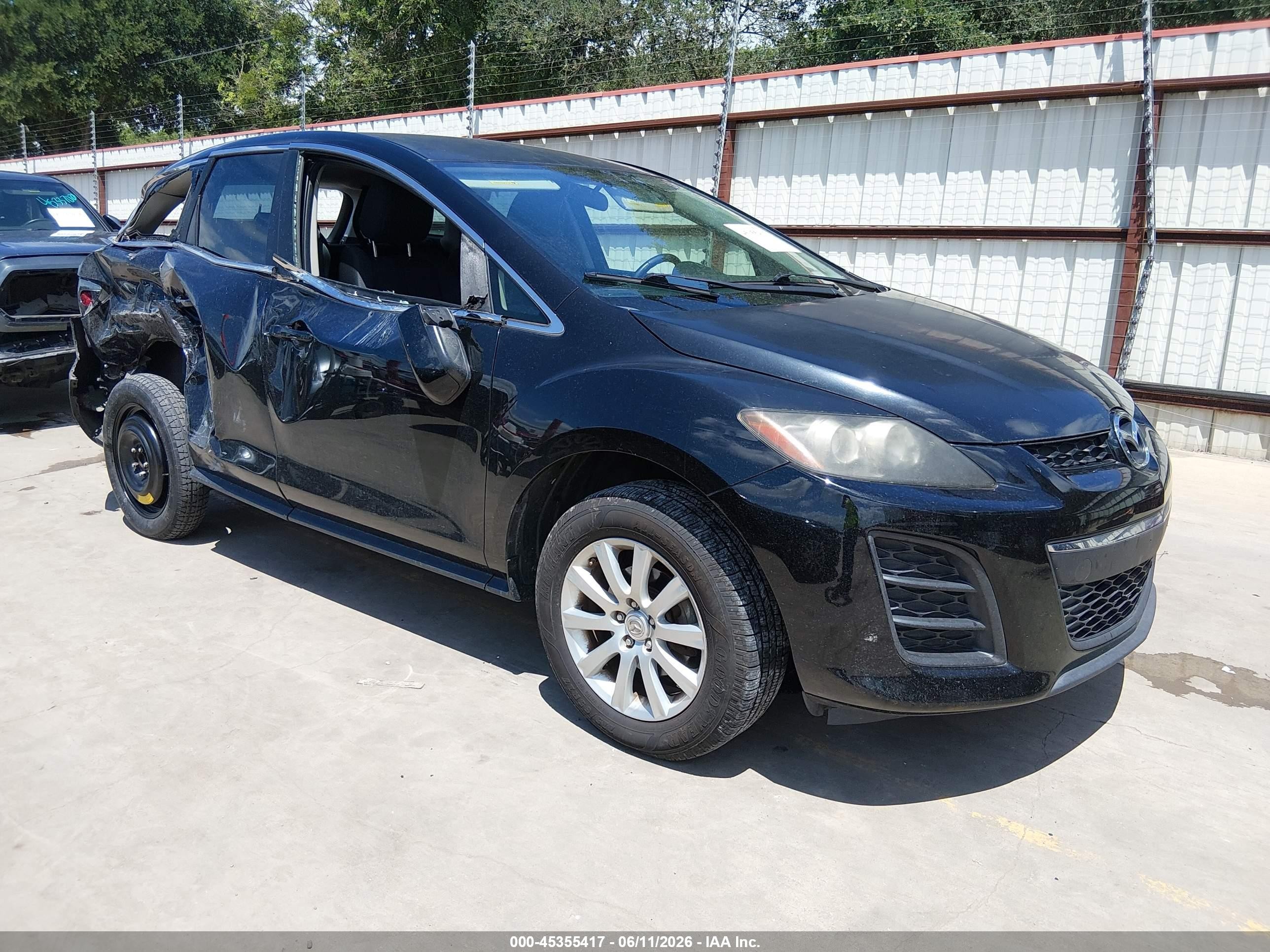 2010 Mazda Cx-7 I Sport Black vin: JM3ER2W51A0349087