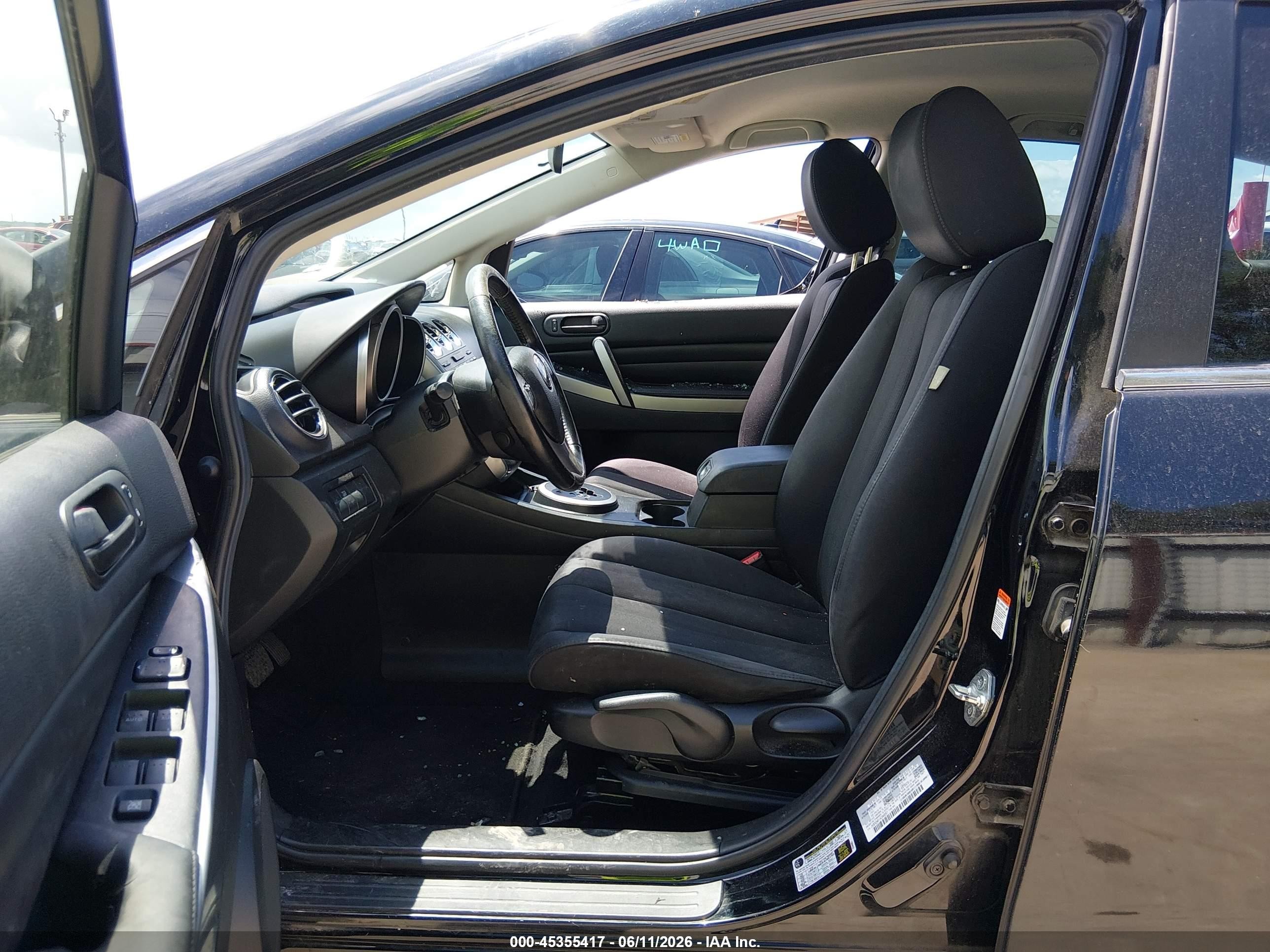 2010 Mazda Cx-7 I Sport Black vin: JM3ER2W51A0349087