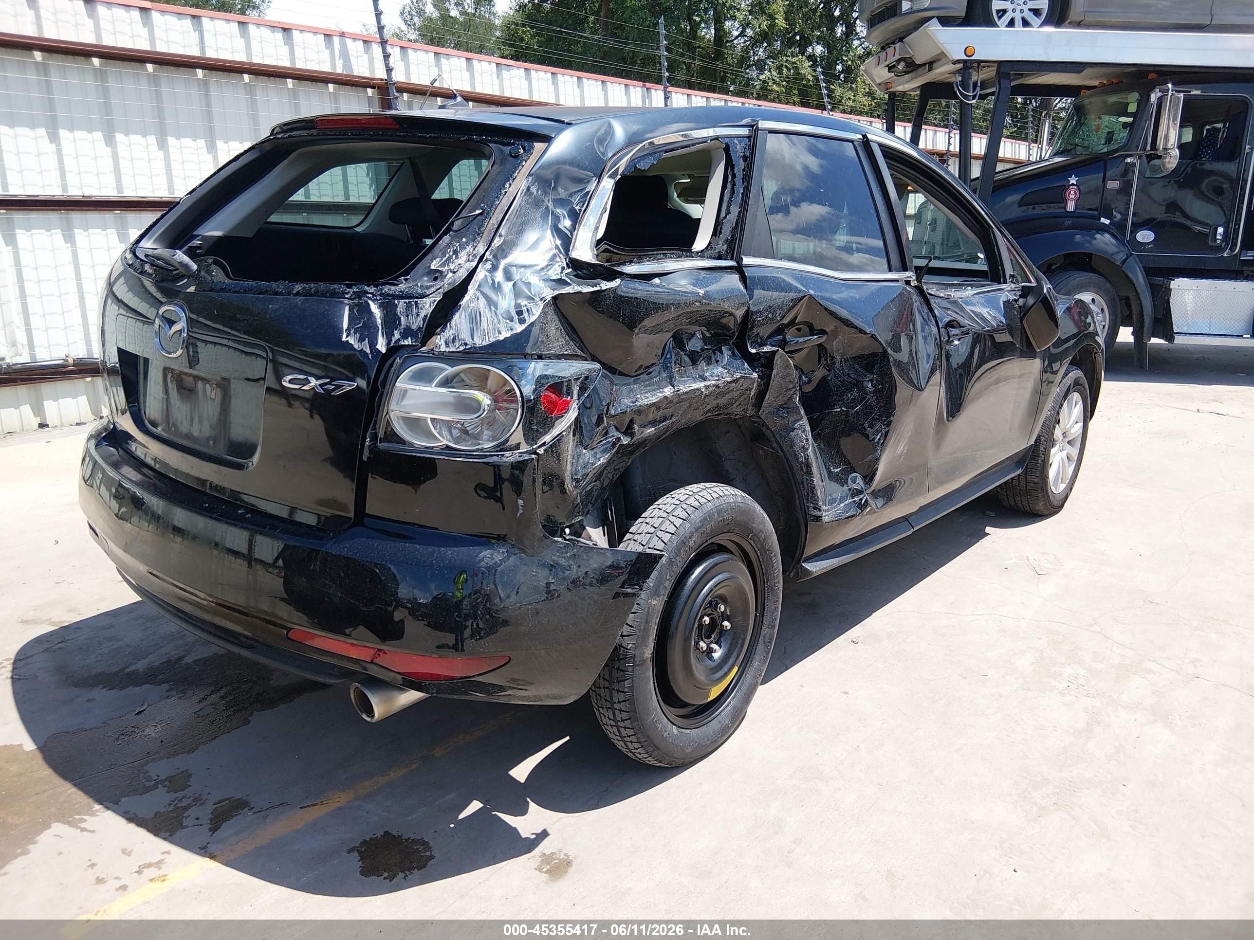 2010 Mazda Cx-7 I Sport Black vin: JM3ER2W51A0349087