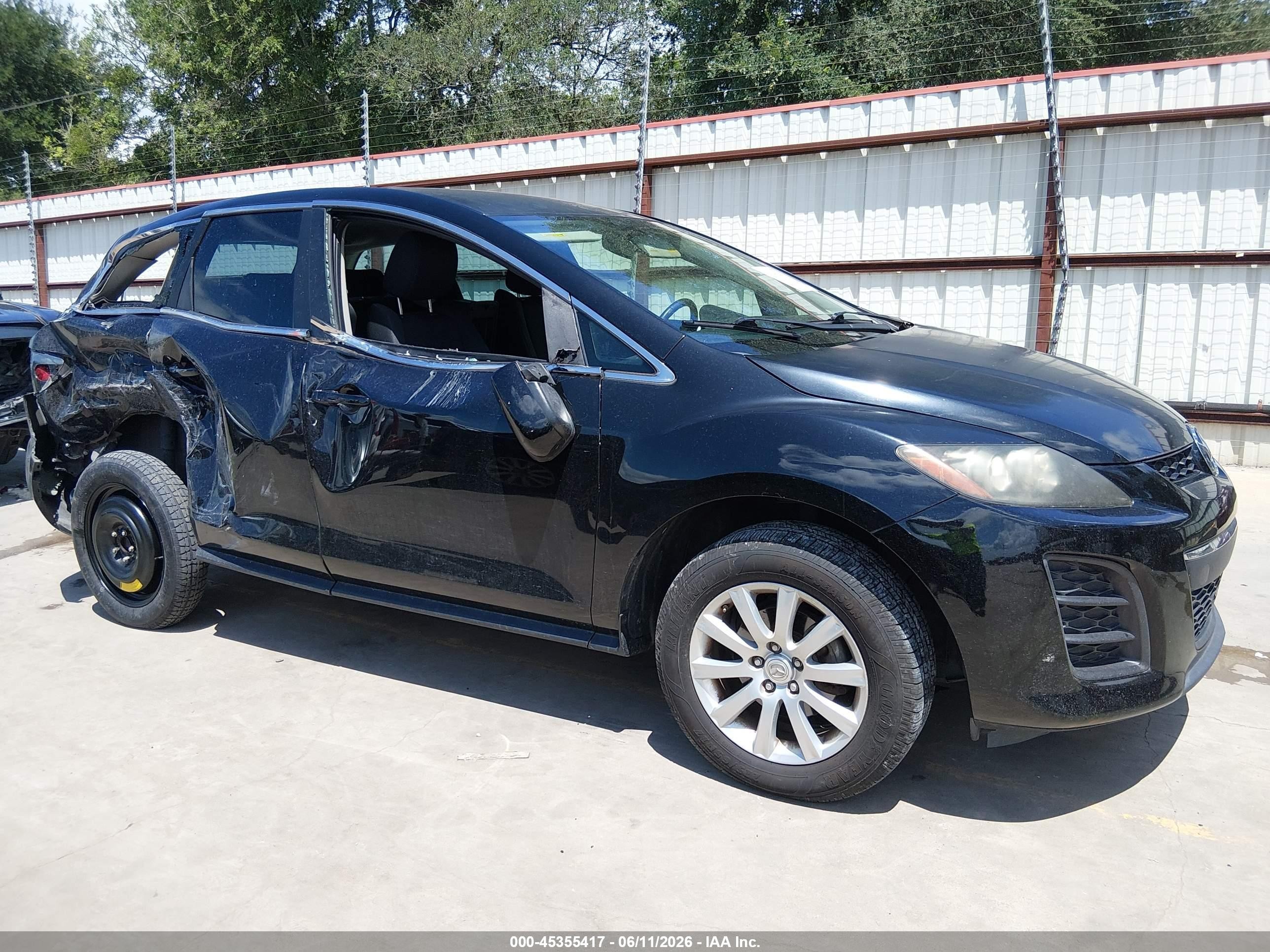 2010 Mazda Cx-7 I Sport Black vin: JM3ER2W51A0349087