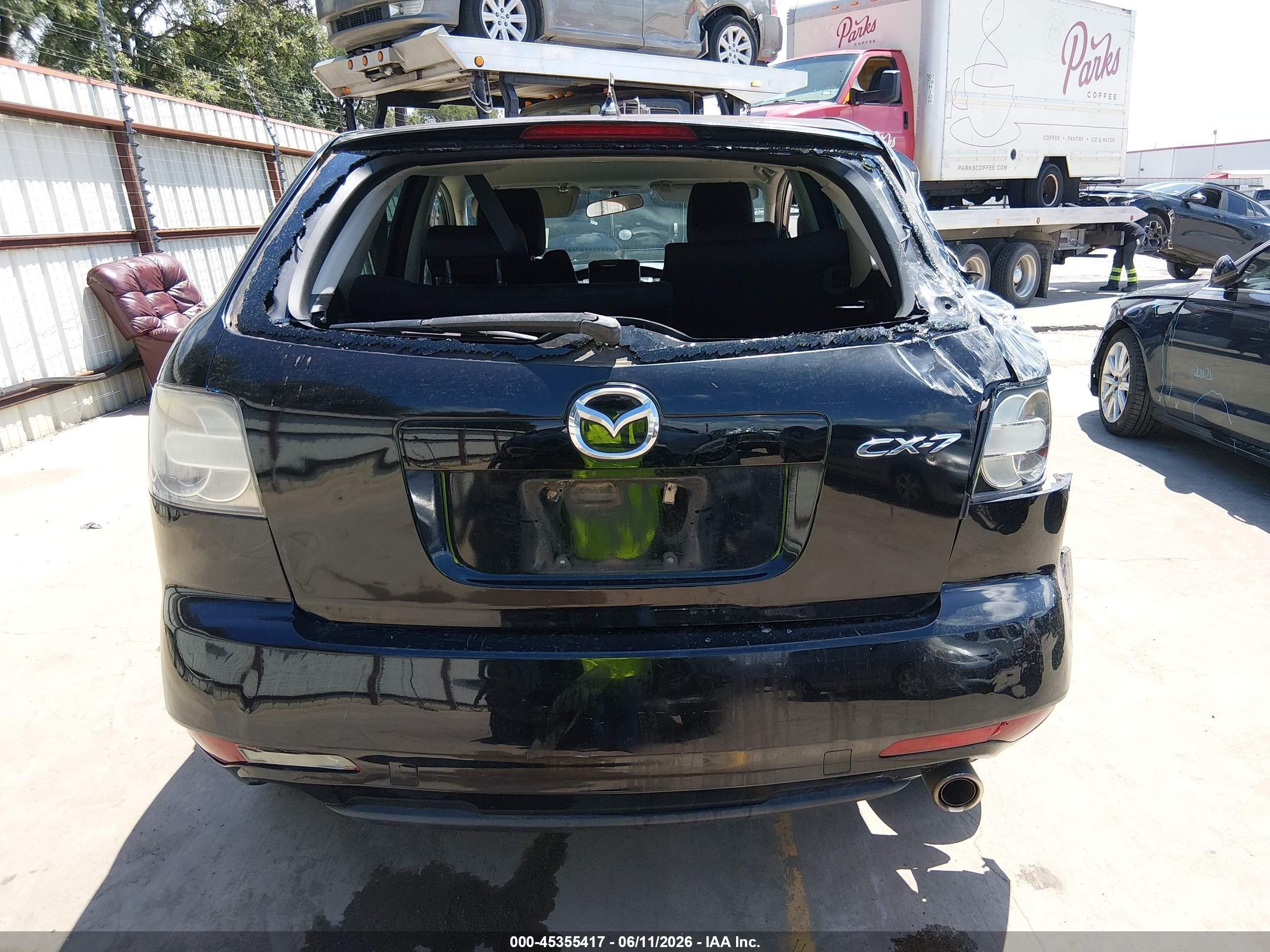 2010 Mazda Cx-7 I Sport Black vin: JM3ER2W51A0349087