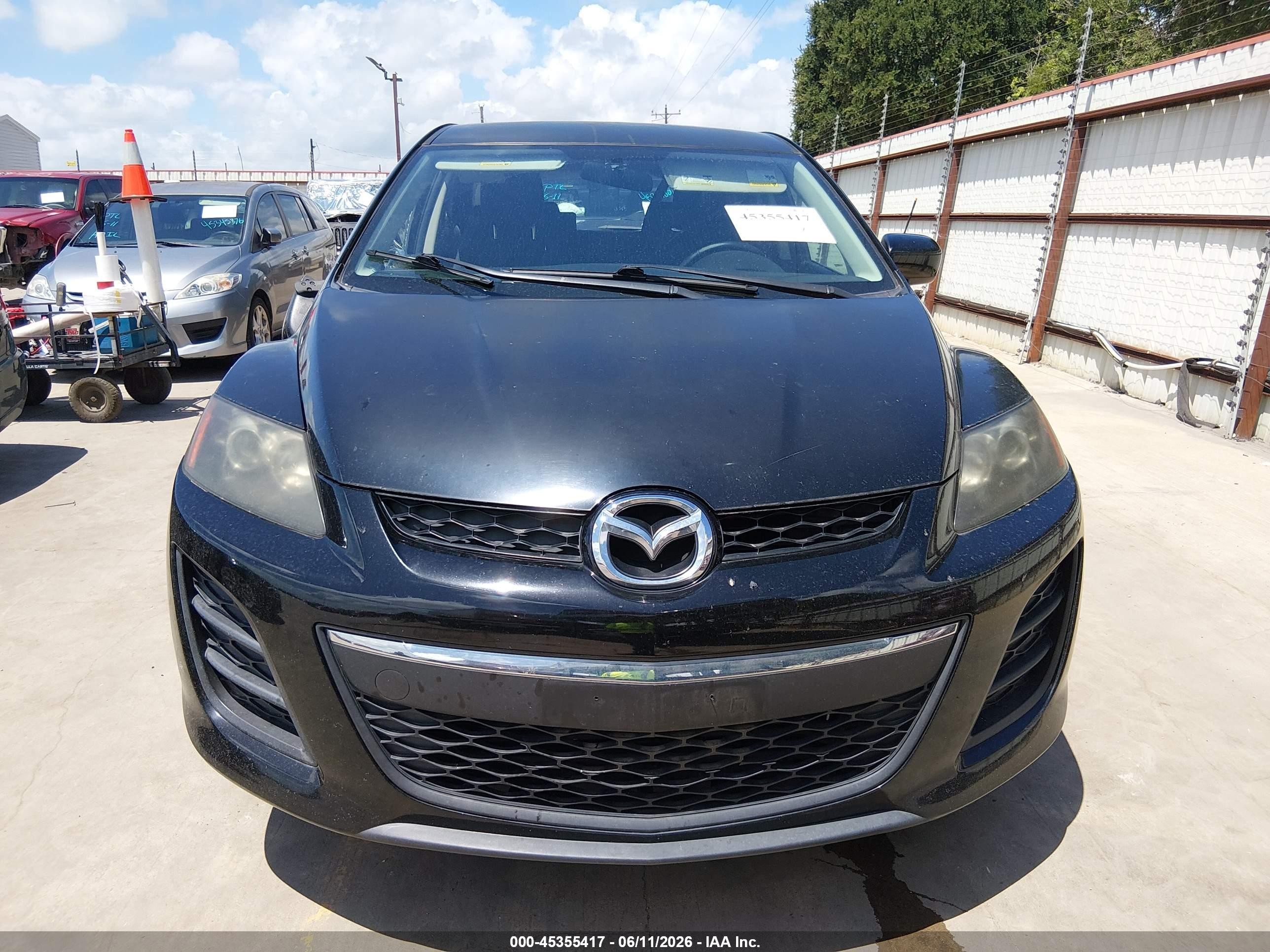 2010 Mazda Cx-7 I Sport Black vin: JM3ER2W51A0349087