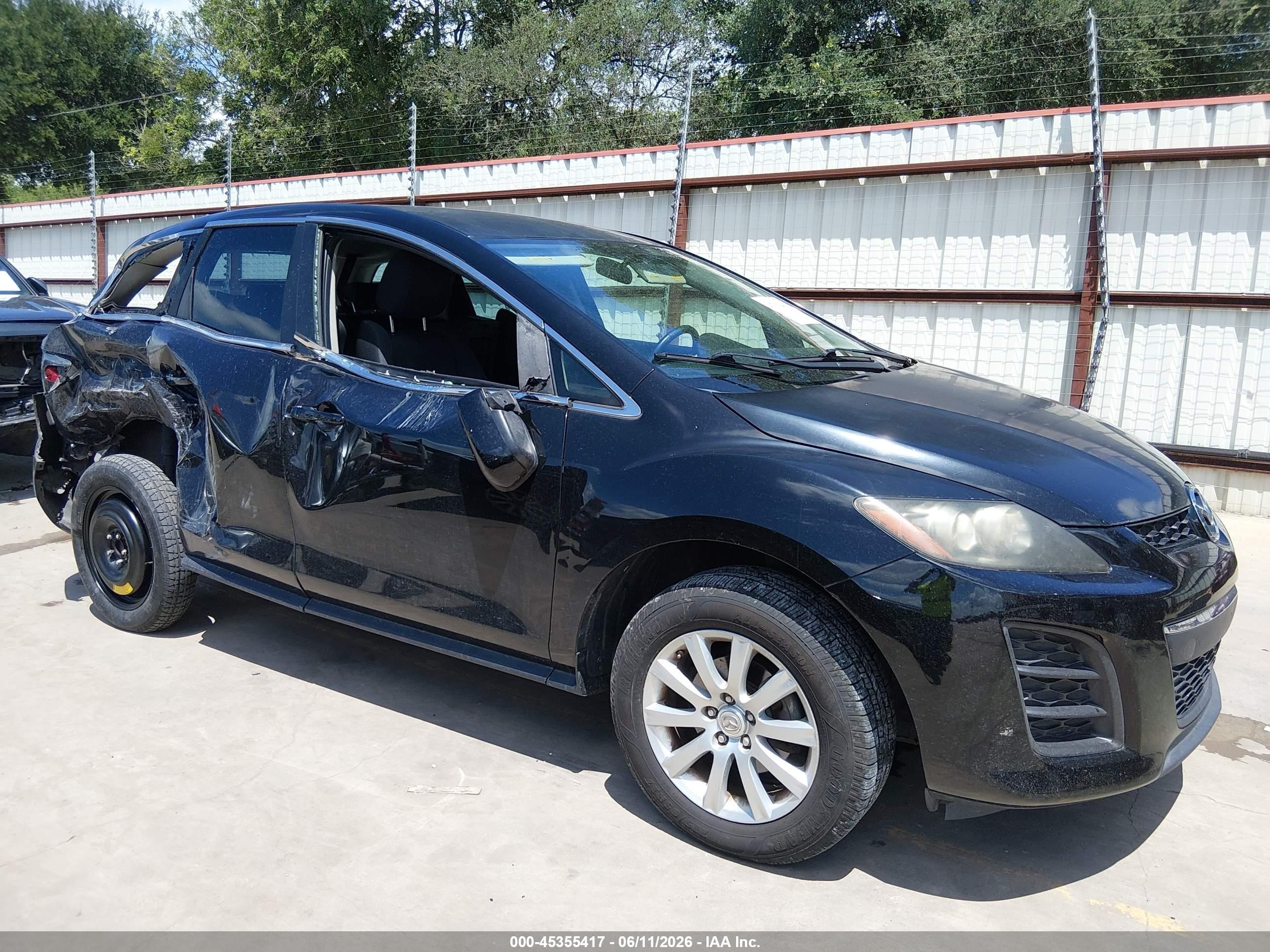 2010 Mazda Cx-7 I Sport Black vin: JM3ER2W51A0349087
