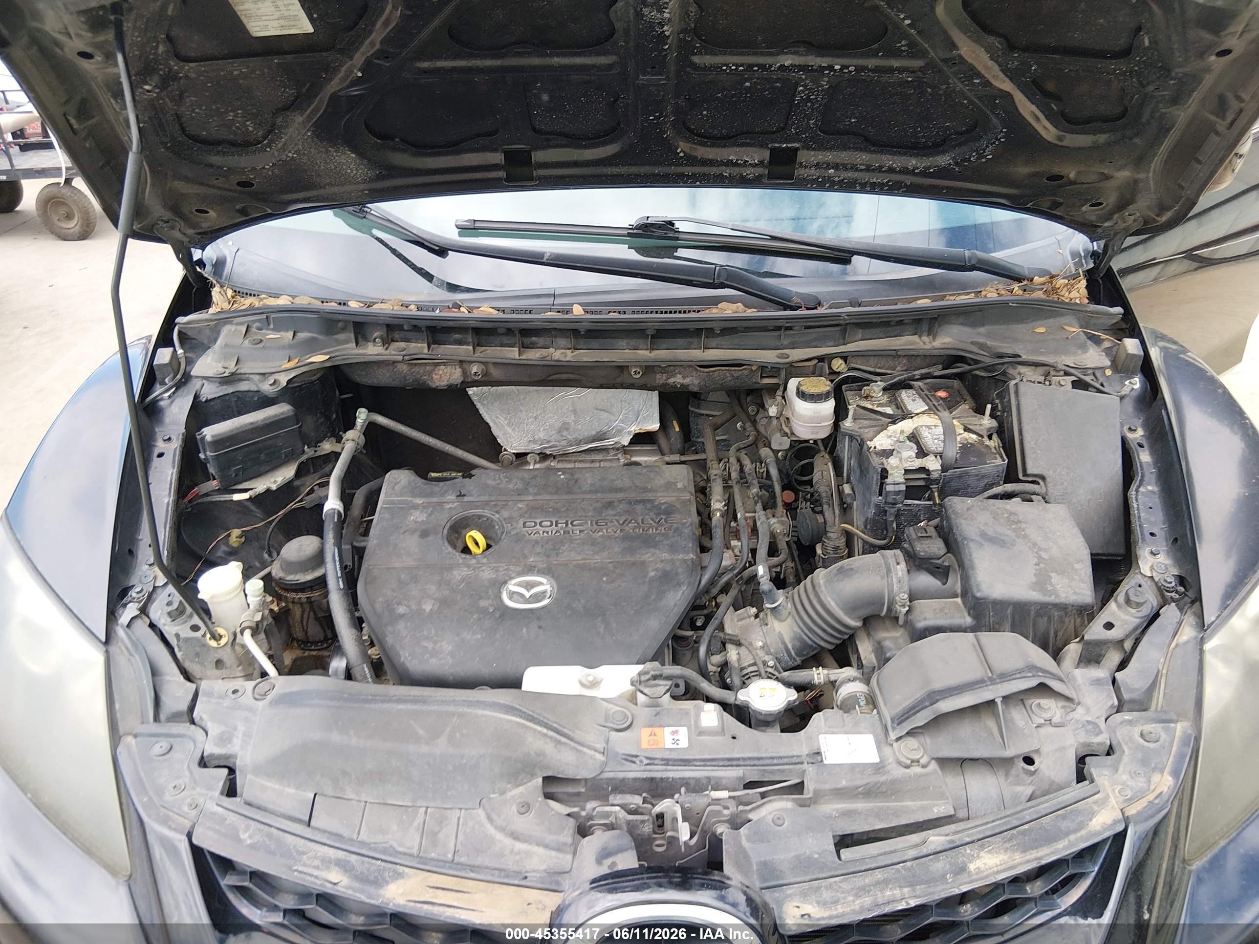 2010 Mazda Cx-7 I Sport Black vin: JM3ER2W51A0349087