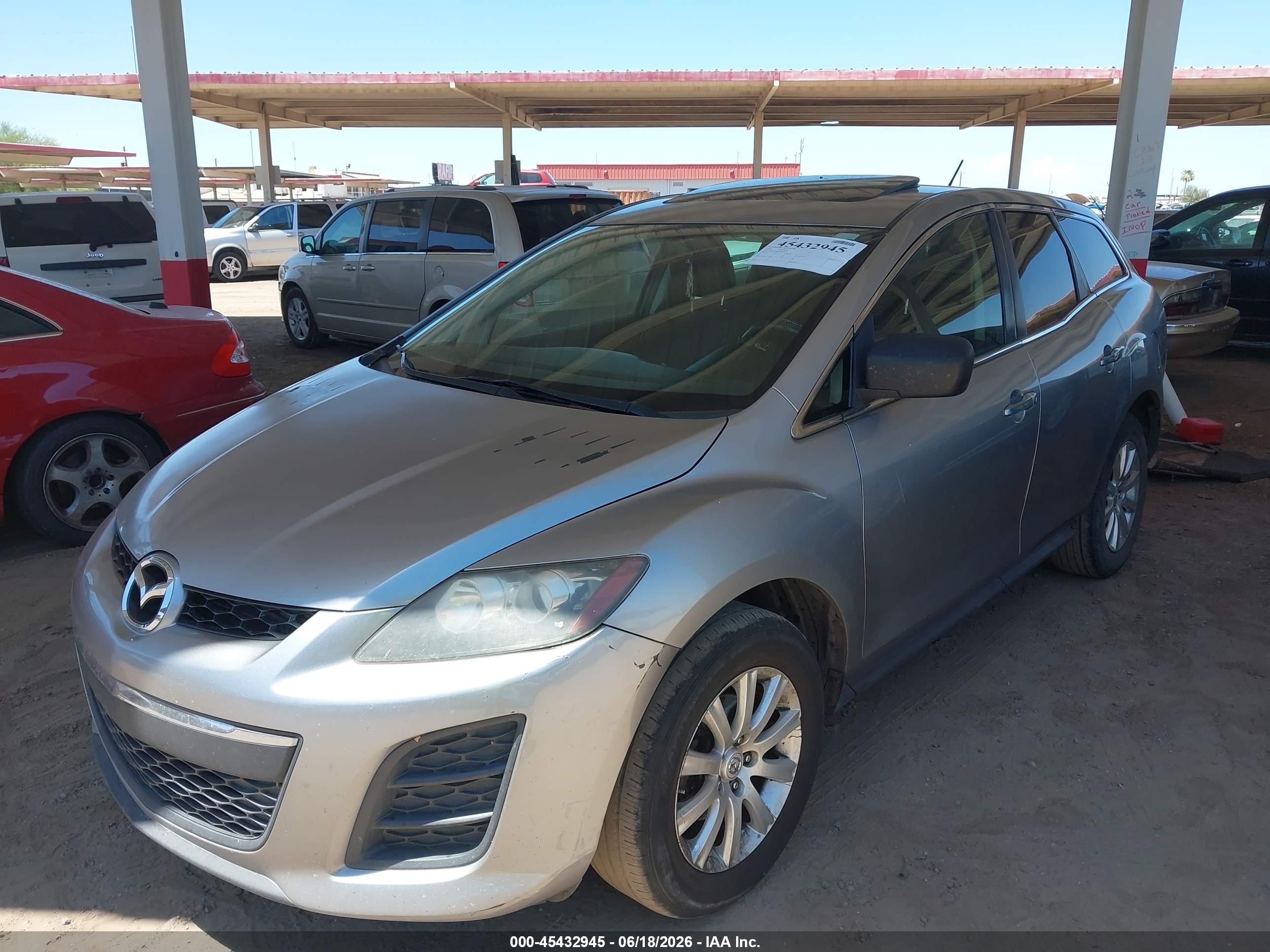 2010 Mazda Cx-7 I Sport Gray vin: JM3ER2W51A0349980