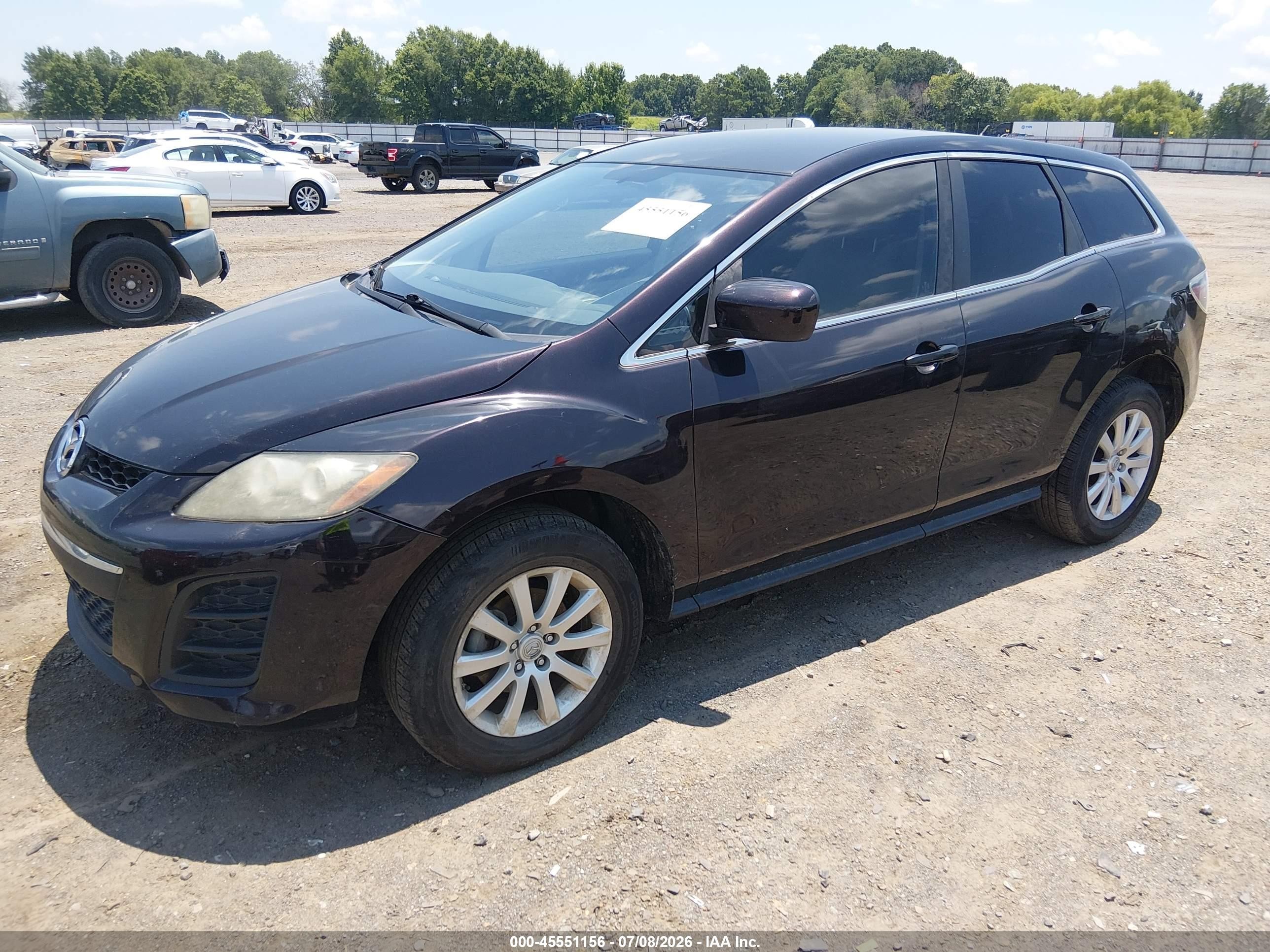 2010 Mazda Cx-7 I Sport Purple vin: JM3ER2W52A0323369