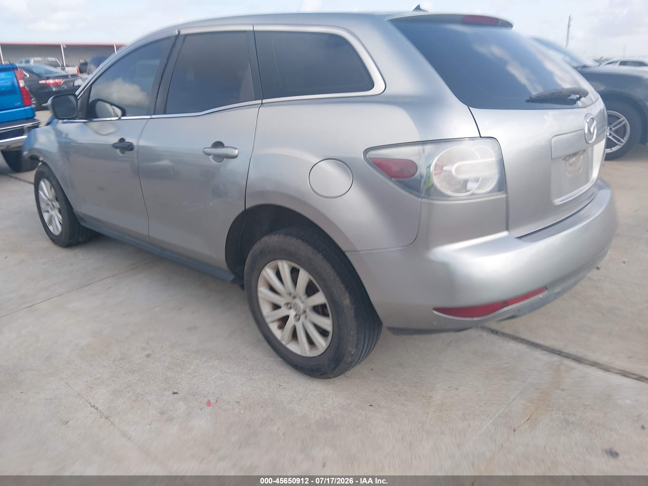 2010 Mazda Cx-7   Gray vin: JM3ER2W52A0329155