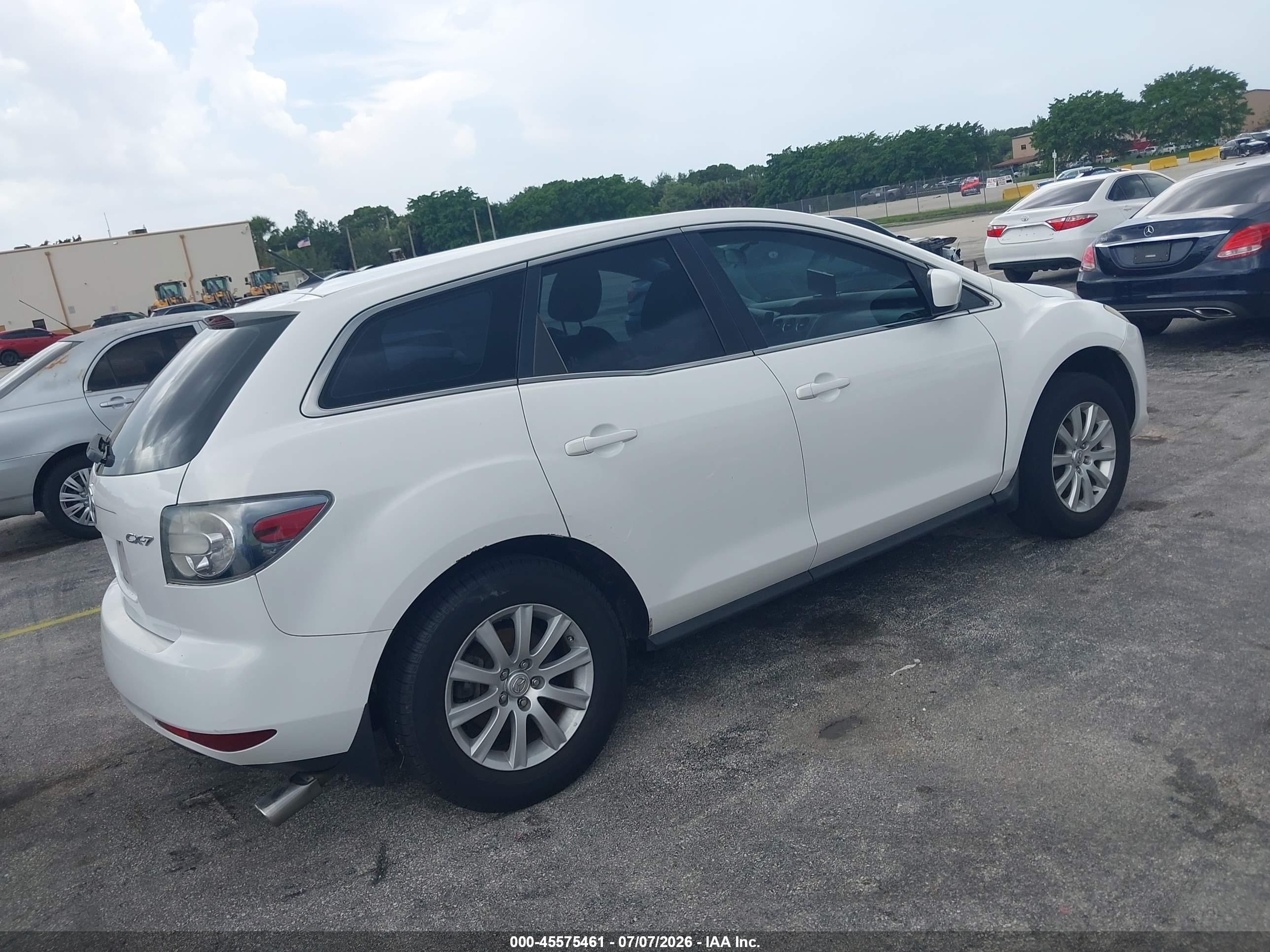 2010 Mazda Cx-7 I Sv White vin: JM3ER2W52A0330953