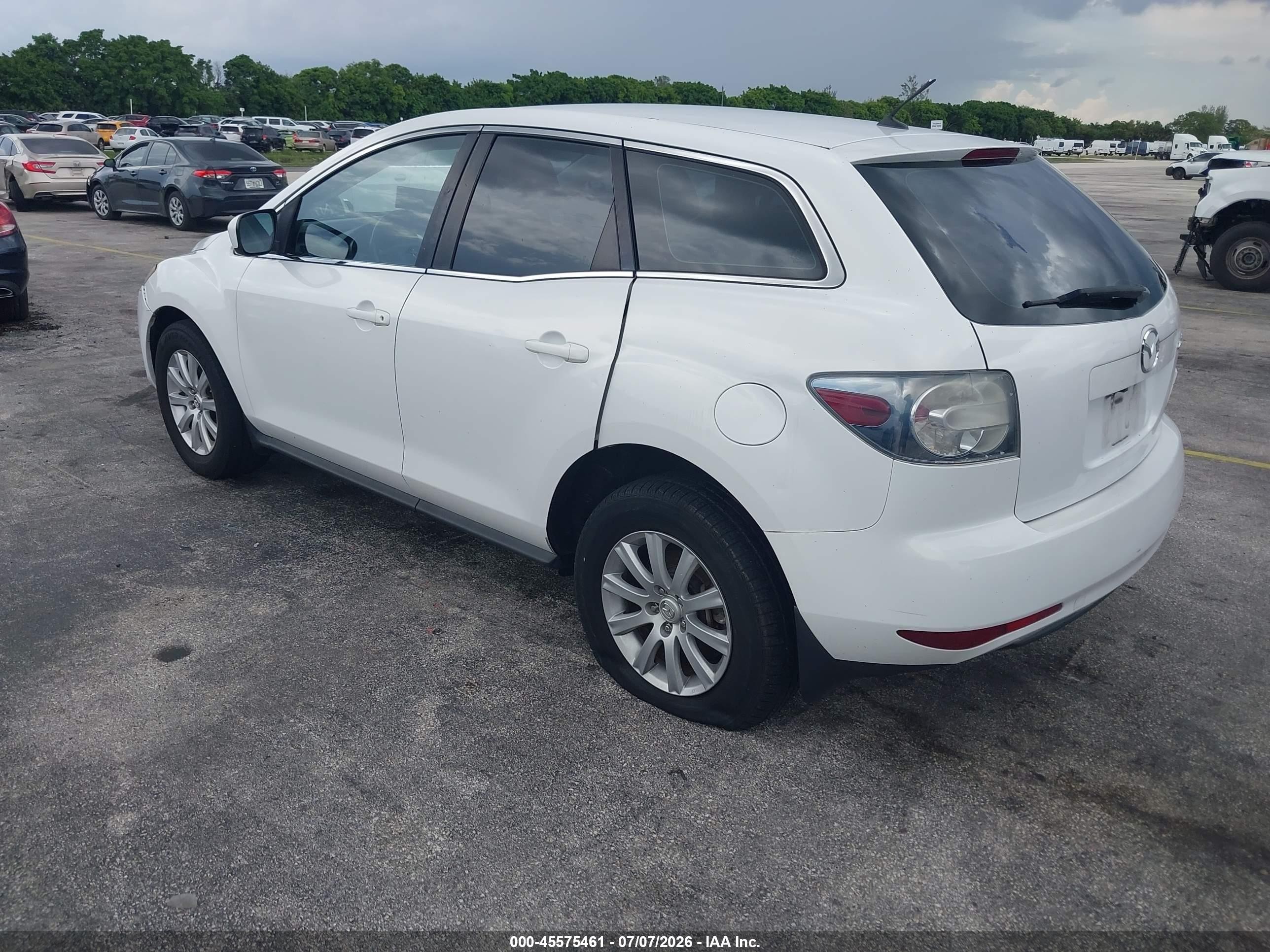 2010 Mazda Cx-7 I Sv White vin: JM3ER2W52A0330953