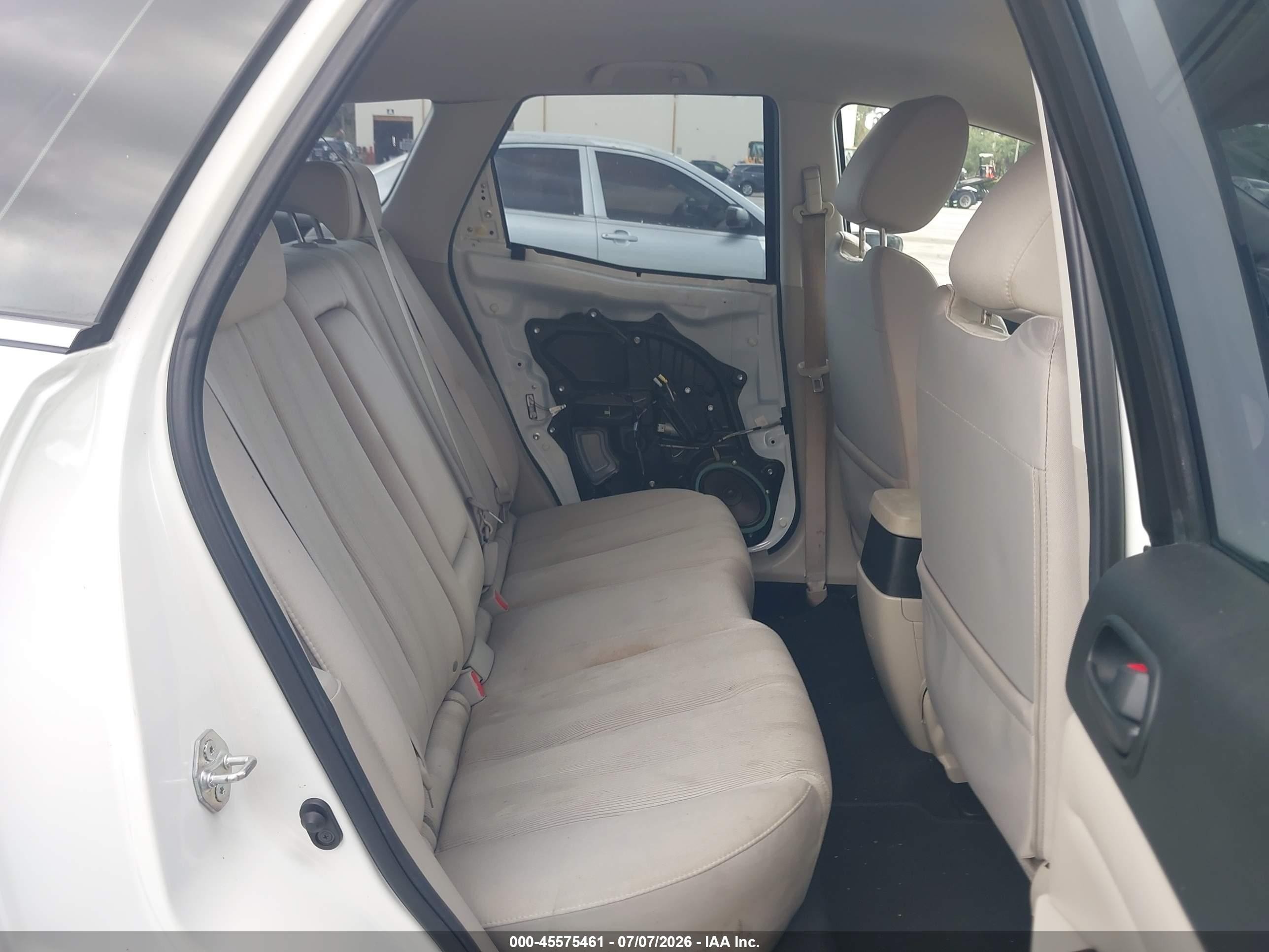 2010 Mazda Cx-7 I Sv White vin: JM3ER2W52A0330953