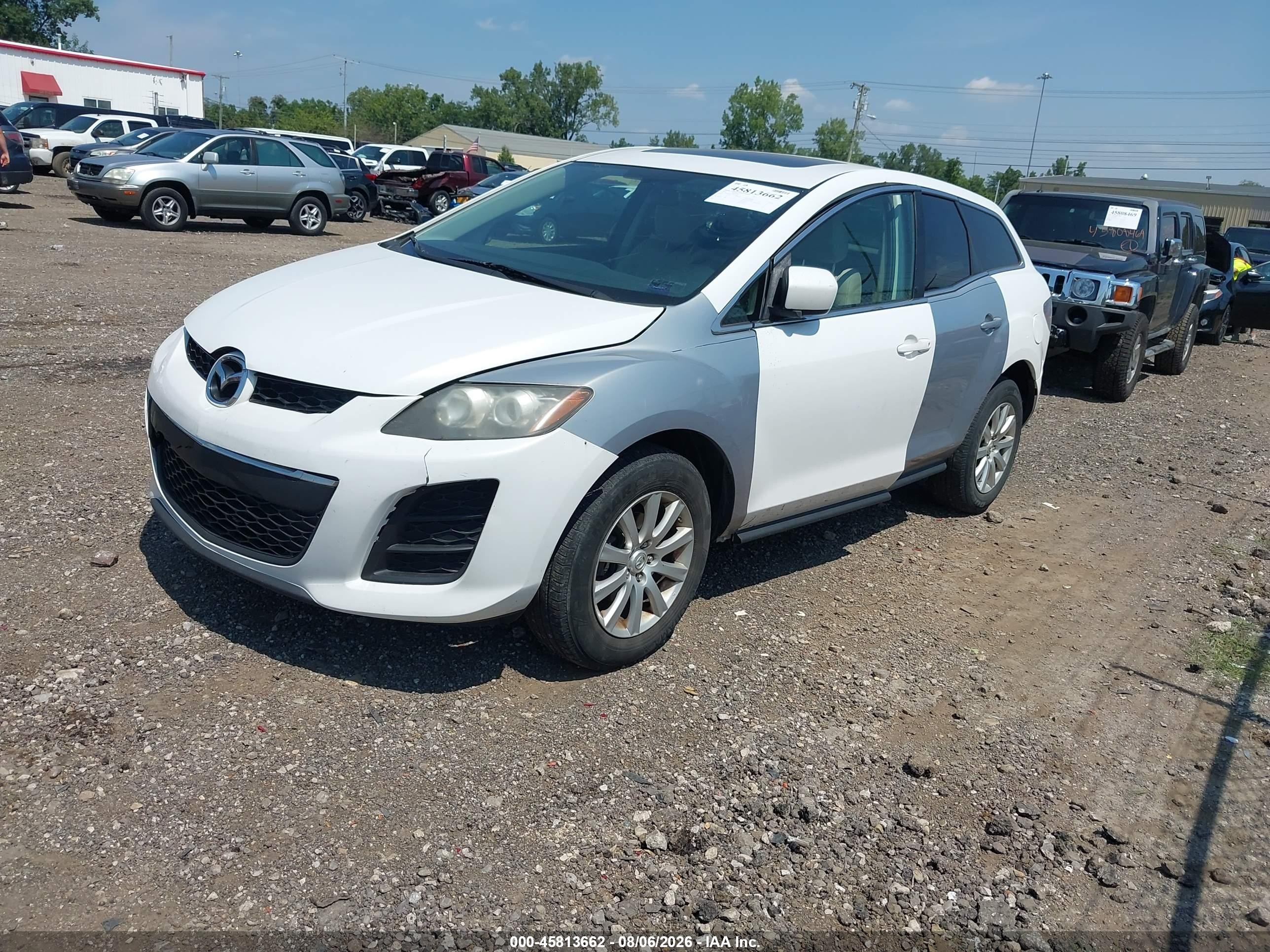 2010 Mazda Cx-7 I Sport White vin: JM3ER2W52A0348580