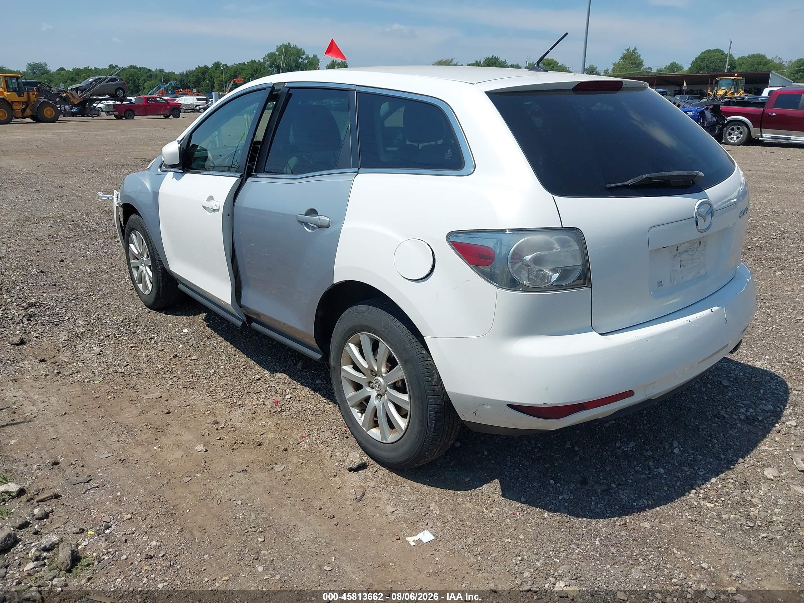 2010 Mazda Cx-7 I Sport White vin: JM3ER2W52A0348580