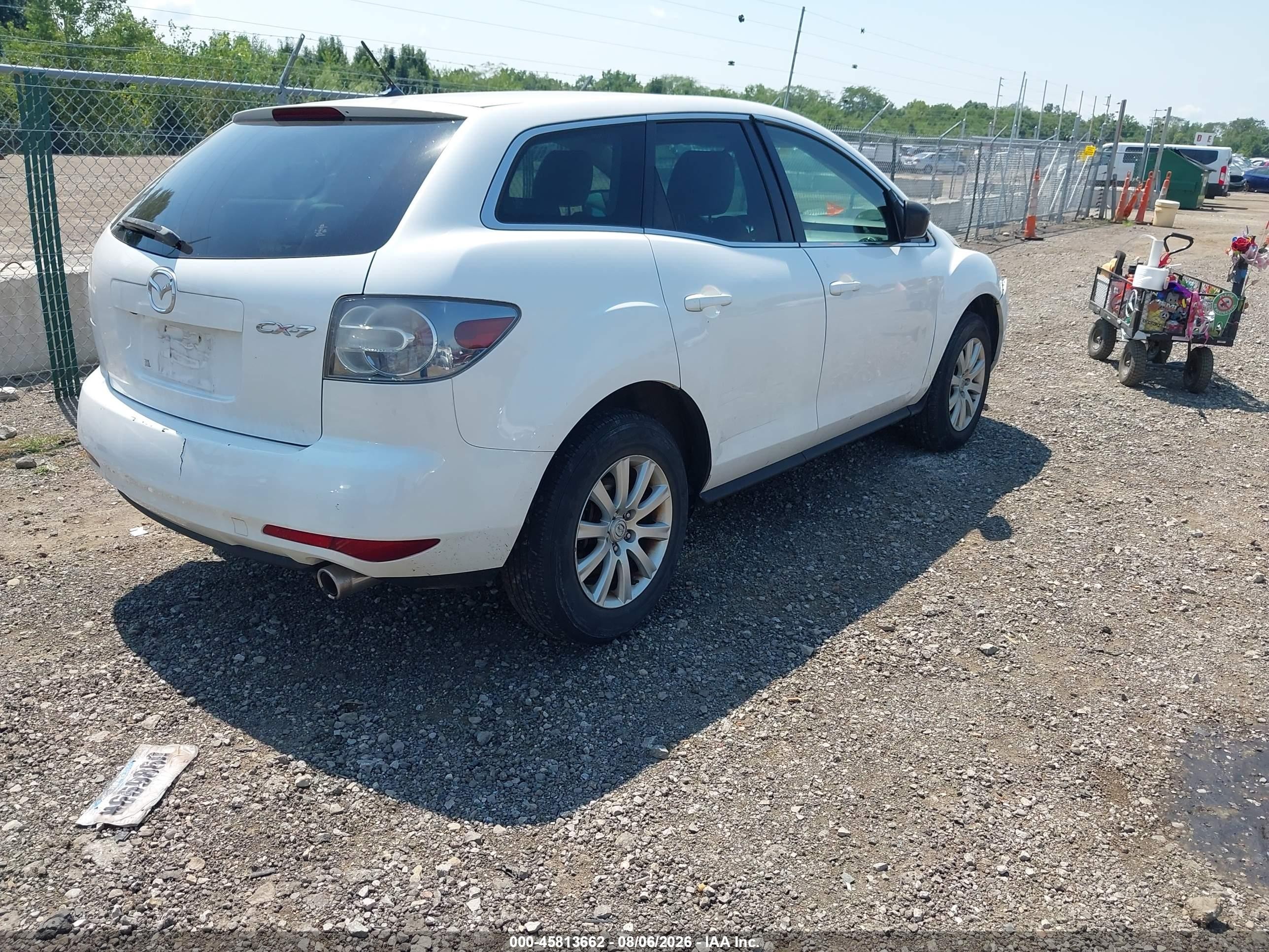 2010 Mazda Cx-7 I Sport White vin: JM3ER2W52A0348580