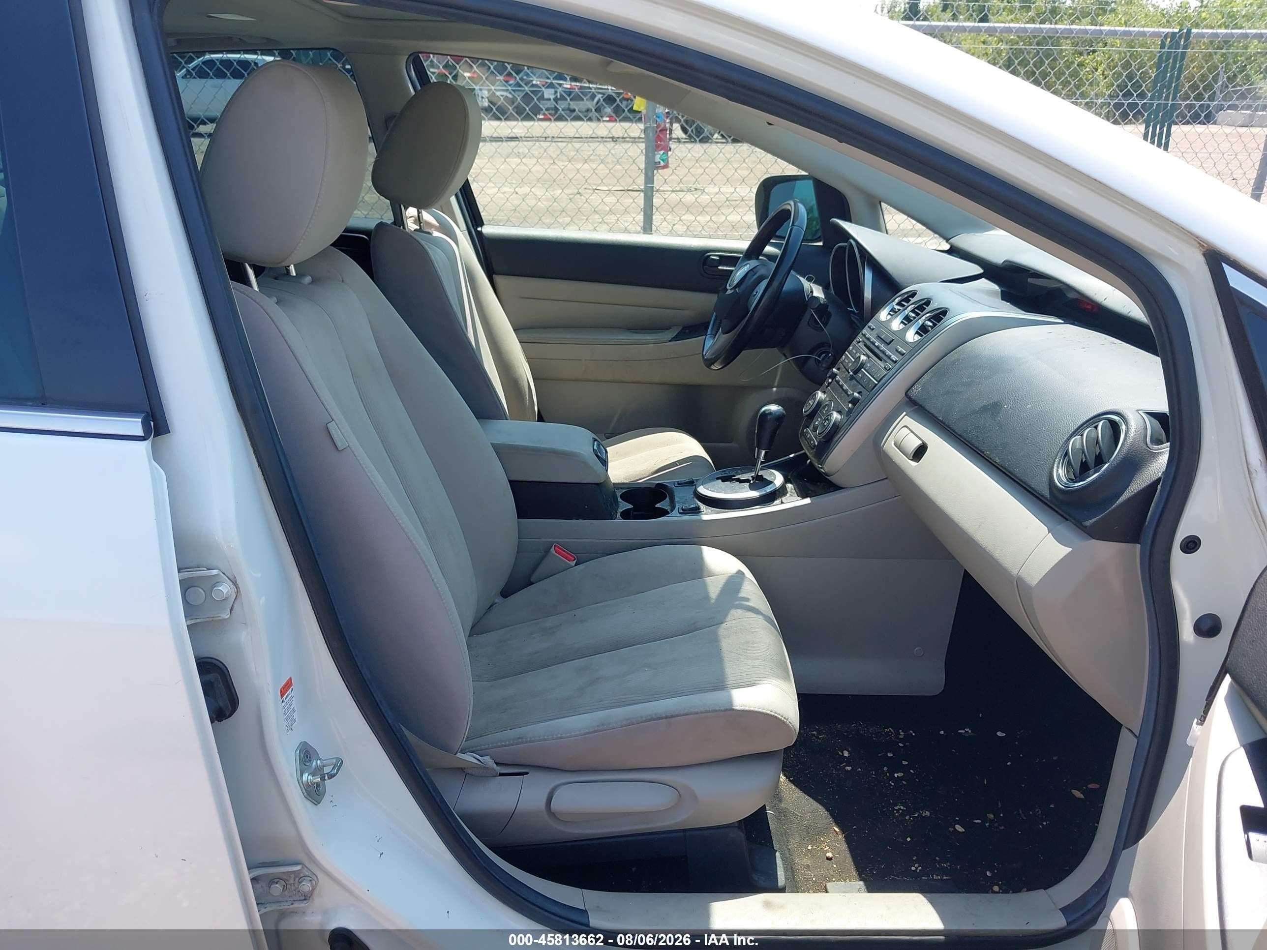2010 Mazda Cx-7 I Sport White vin: JM3ER2W52A0348580