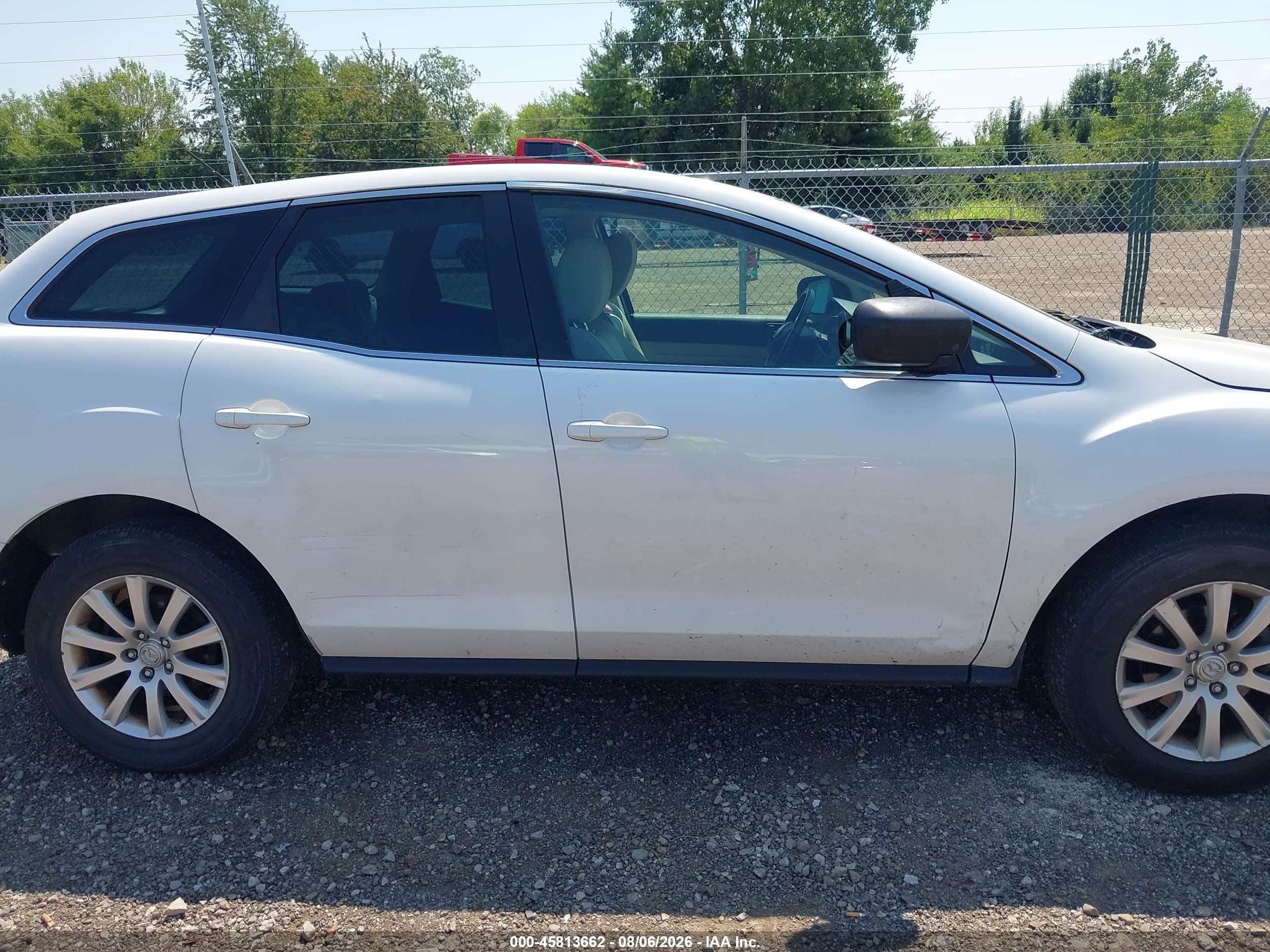 2010 Mazda Cx-7 I Sport White vin: JM3ER2W52A0348580