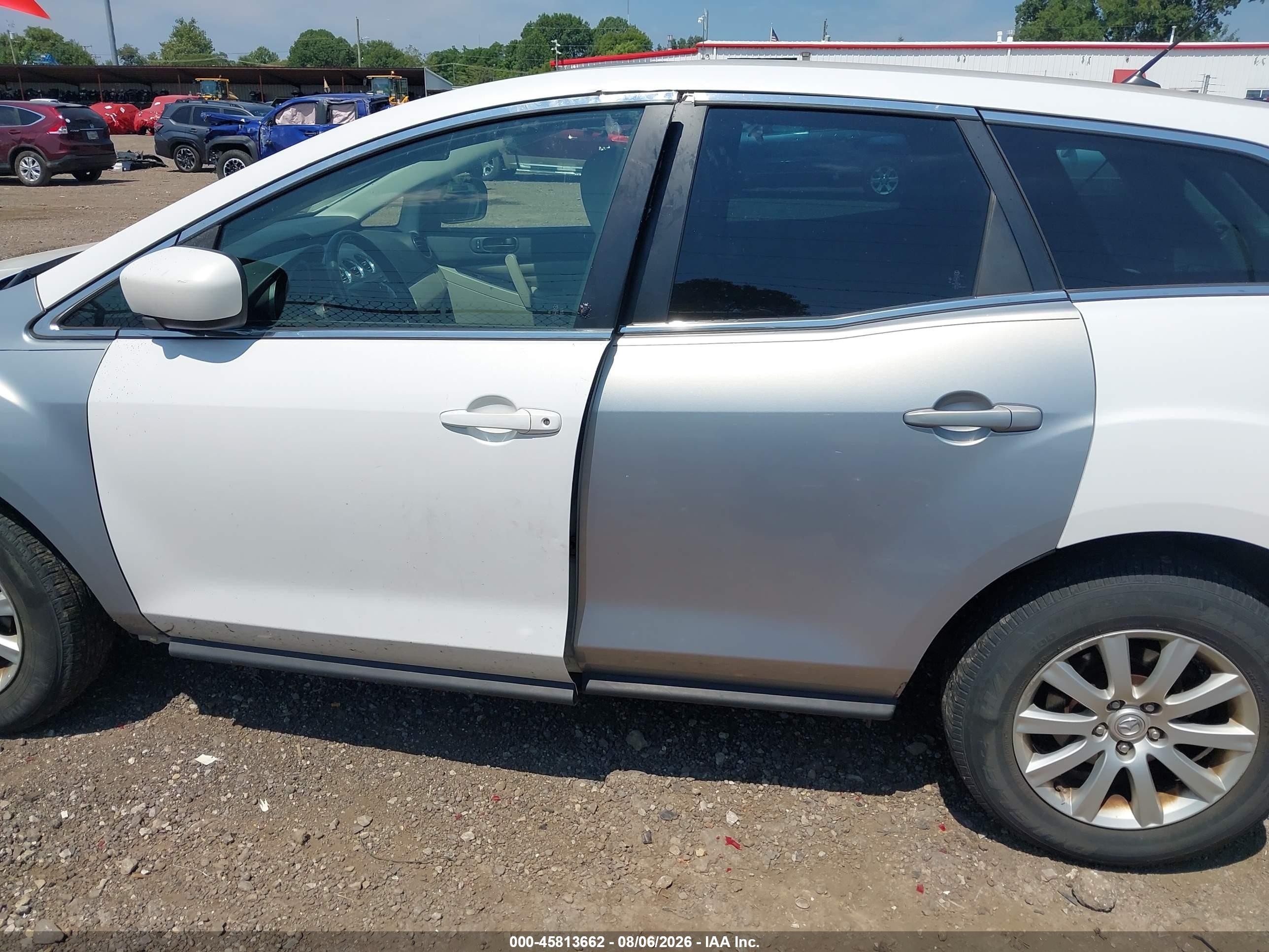 2010 Mazda Cx-7 I Sport White vin: JM3ER2W52A0348580