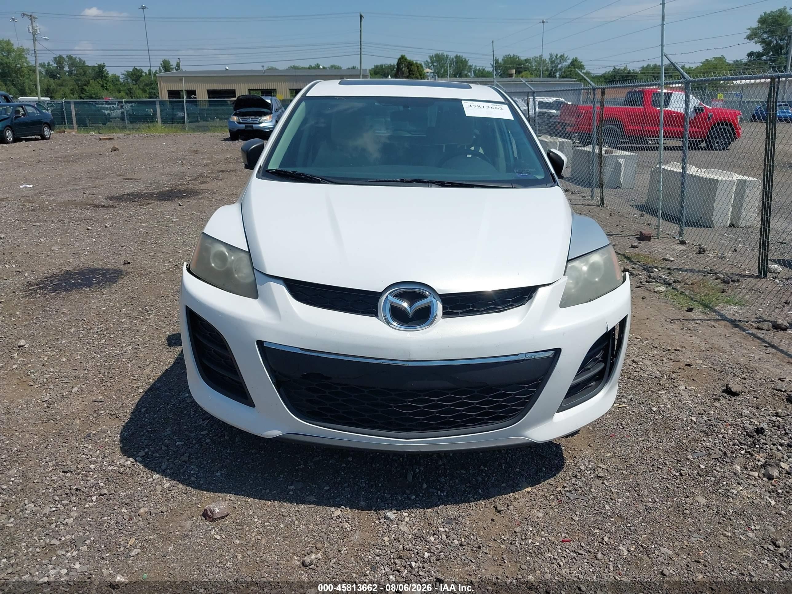2010 Mazda Cx-7 I Sport White vin: JM3ER2W52A0348580