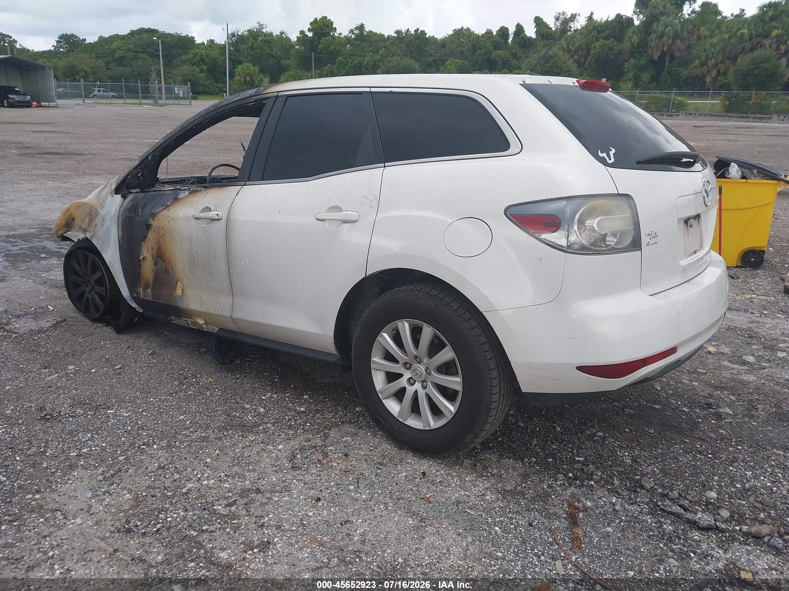 2010 Mazda Cx-7 I Sport White vin: JM3ER2W53A0346918