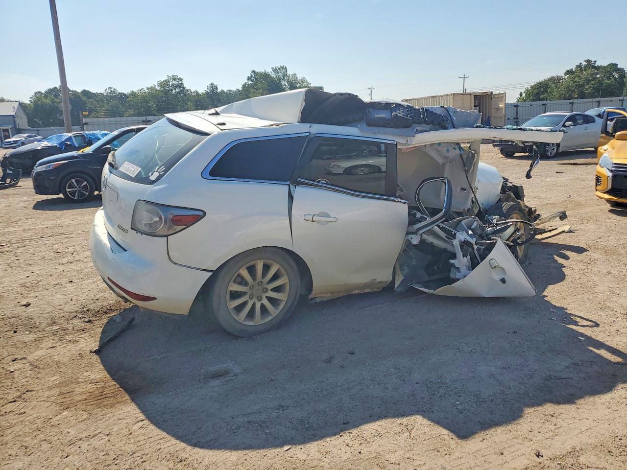 2010 Mazda Cx-7 White vin: JM3ER2W54A0330257