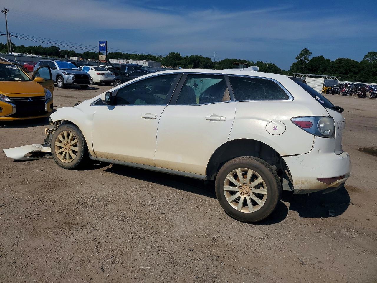 2010 Mazda Cx-7 White vin: JM3ER2W54A0330257