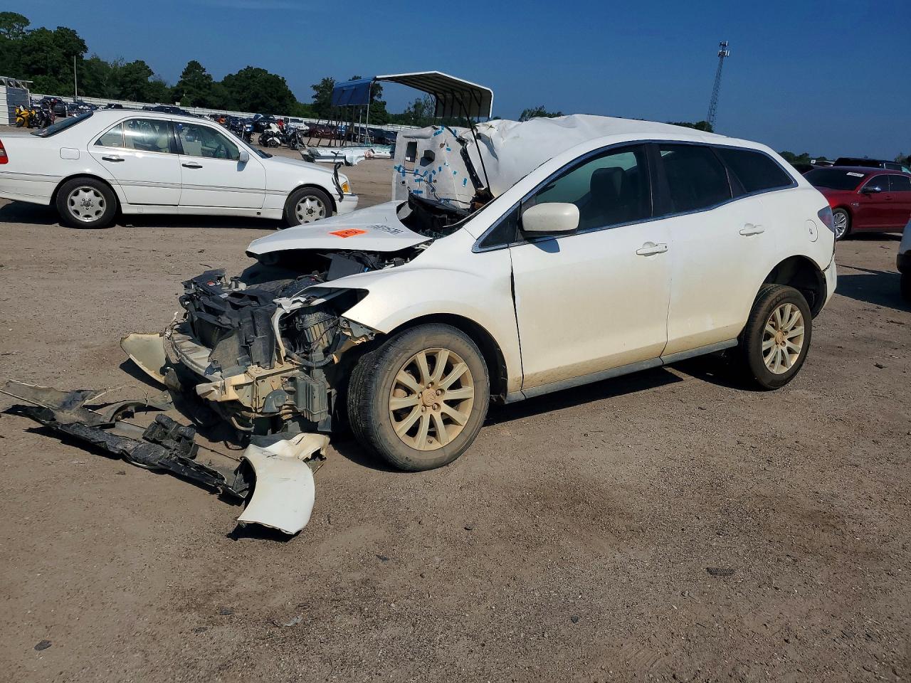 2010 Mazda Cx-7 White vin: JM3ER2W54A0330257