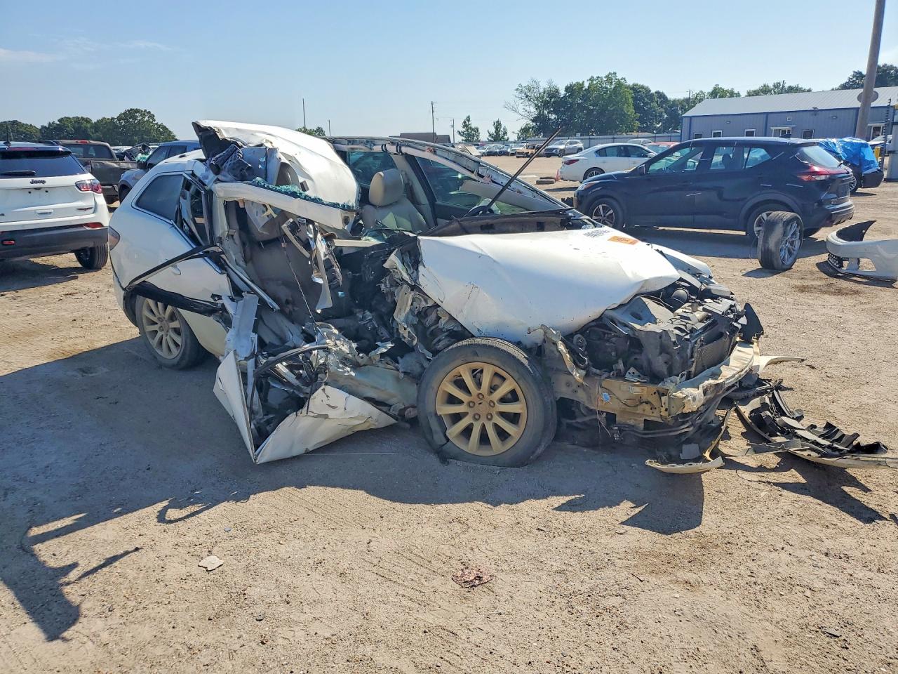 2010 Mazda Cx-7 White vin: JM3ER2W54A0330257